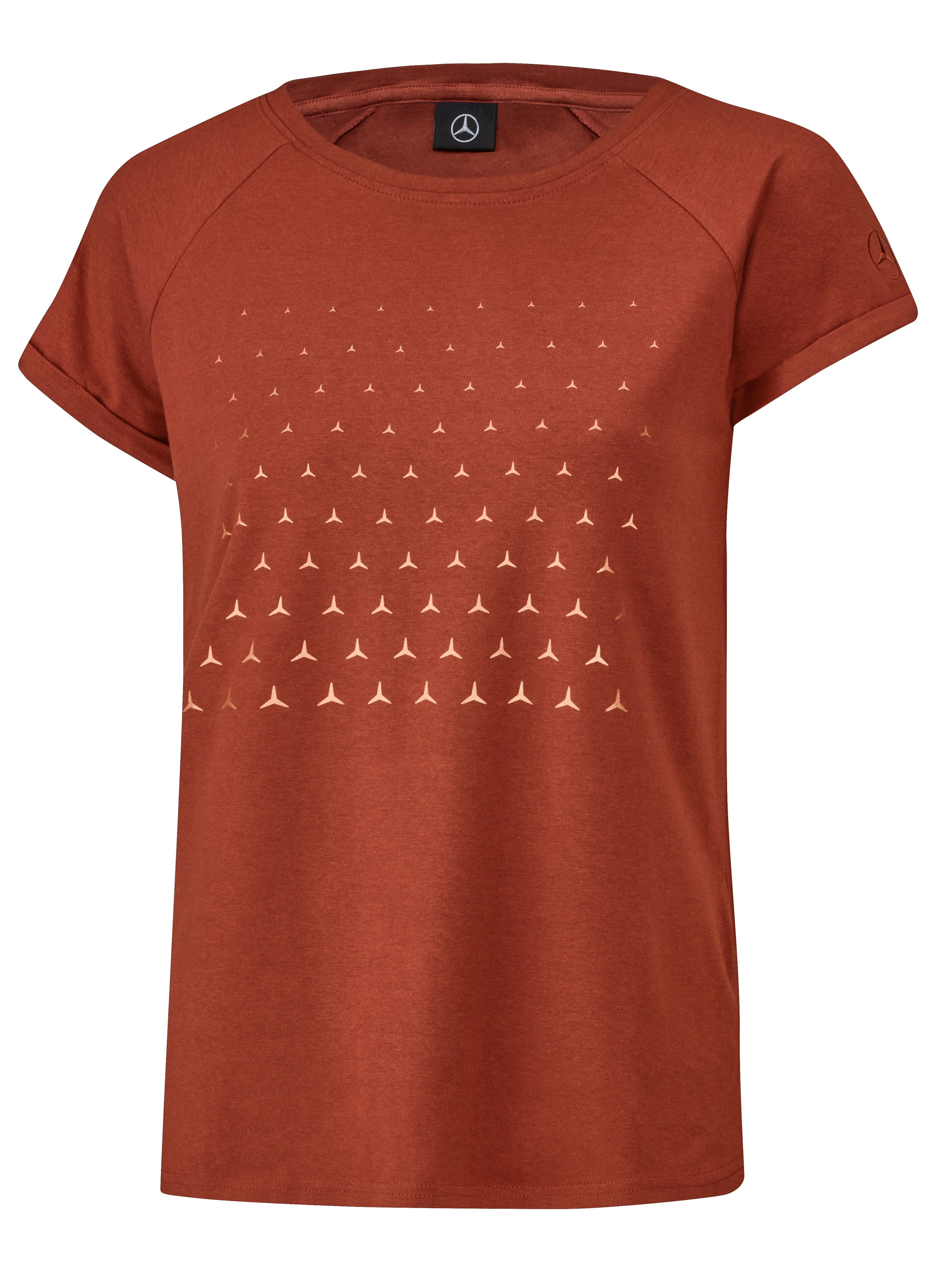 T-Shirt Damen - dunkelrot, M