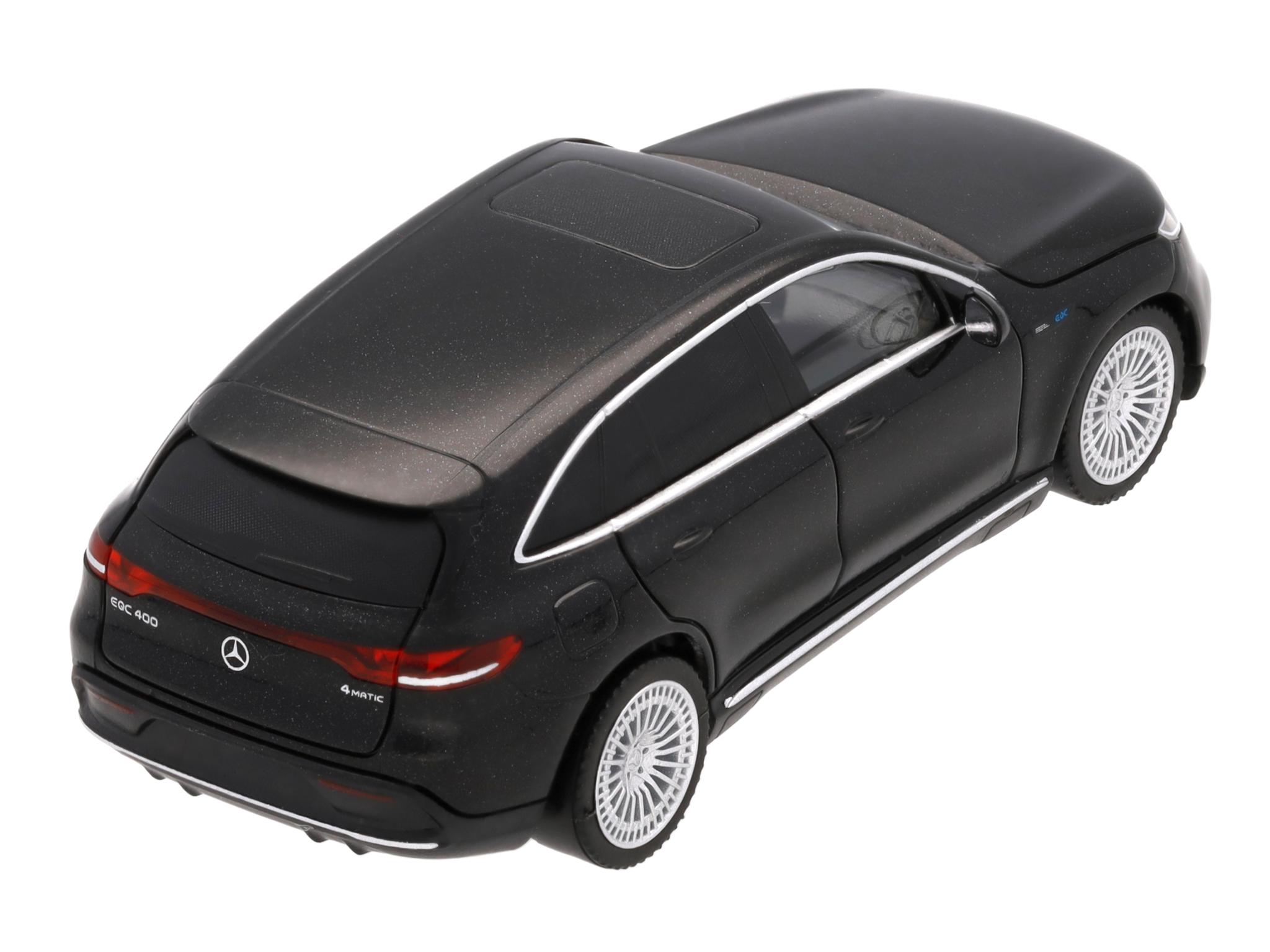 EQC, 400, AMG Line, 4MATIC, N293 - obsidianschwarz, Herpa, 1:87 EQC, 400, AMG Line, 4MATIC, N293 - obsidianschwarz, Herpa, 1:87