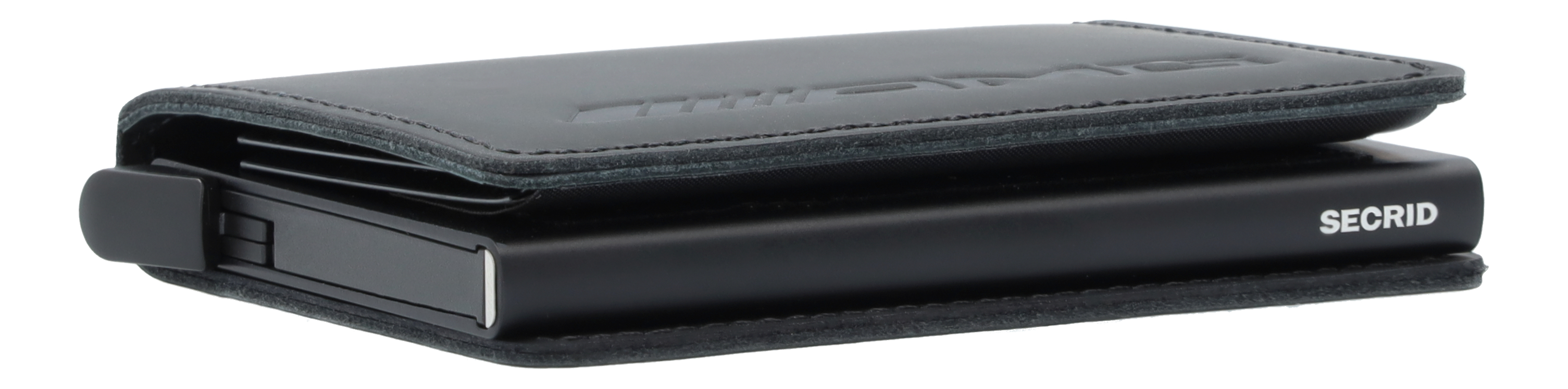 AMG Slimwallet - schwarz, Rindleder