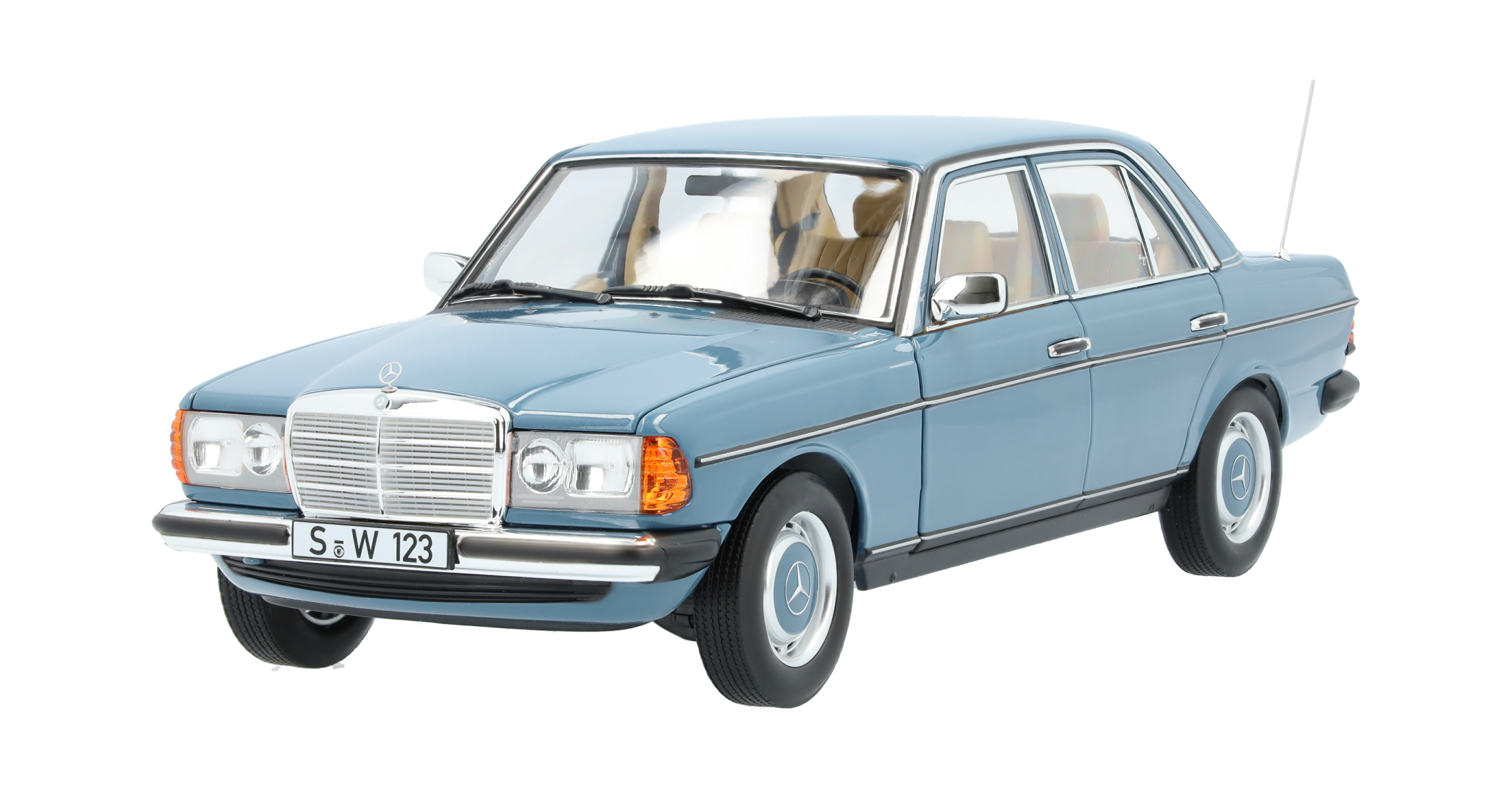 200 W123 (1980-1985) - blau, Norev, 1:18
