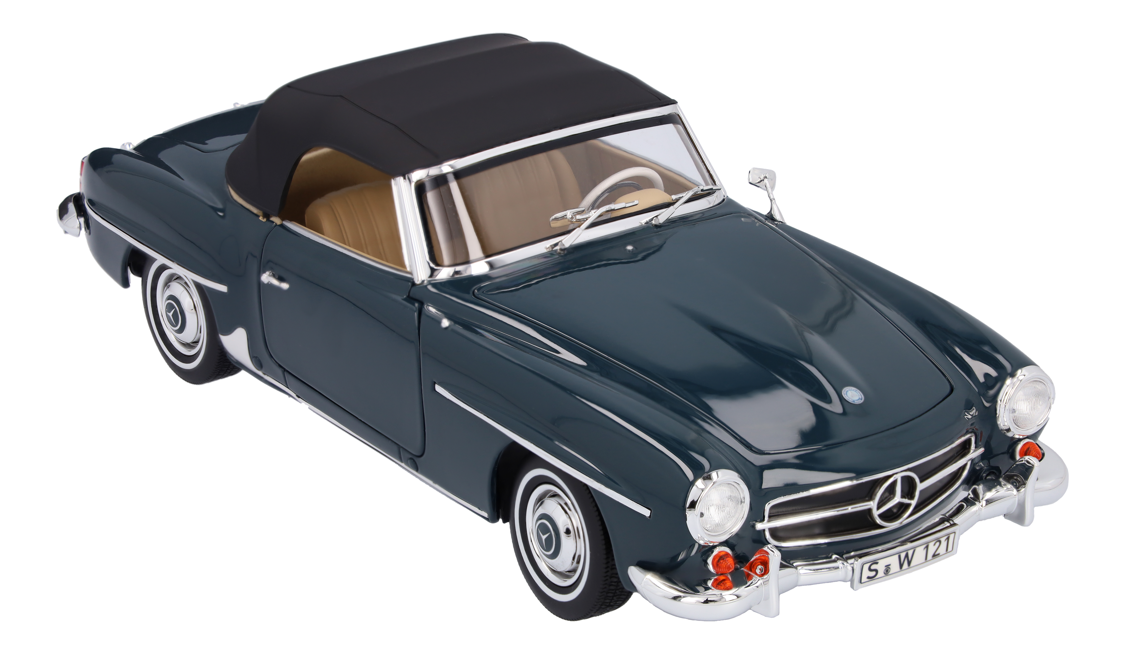 190 SL Roadster W 121 (1954-1963) - graublau, Norev, 1:18 190 SL Roadster W 121 (1954-1963) - graublau, Norev, 1:18