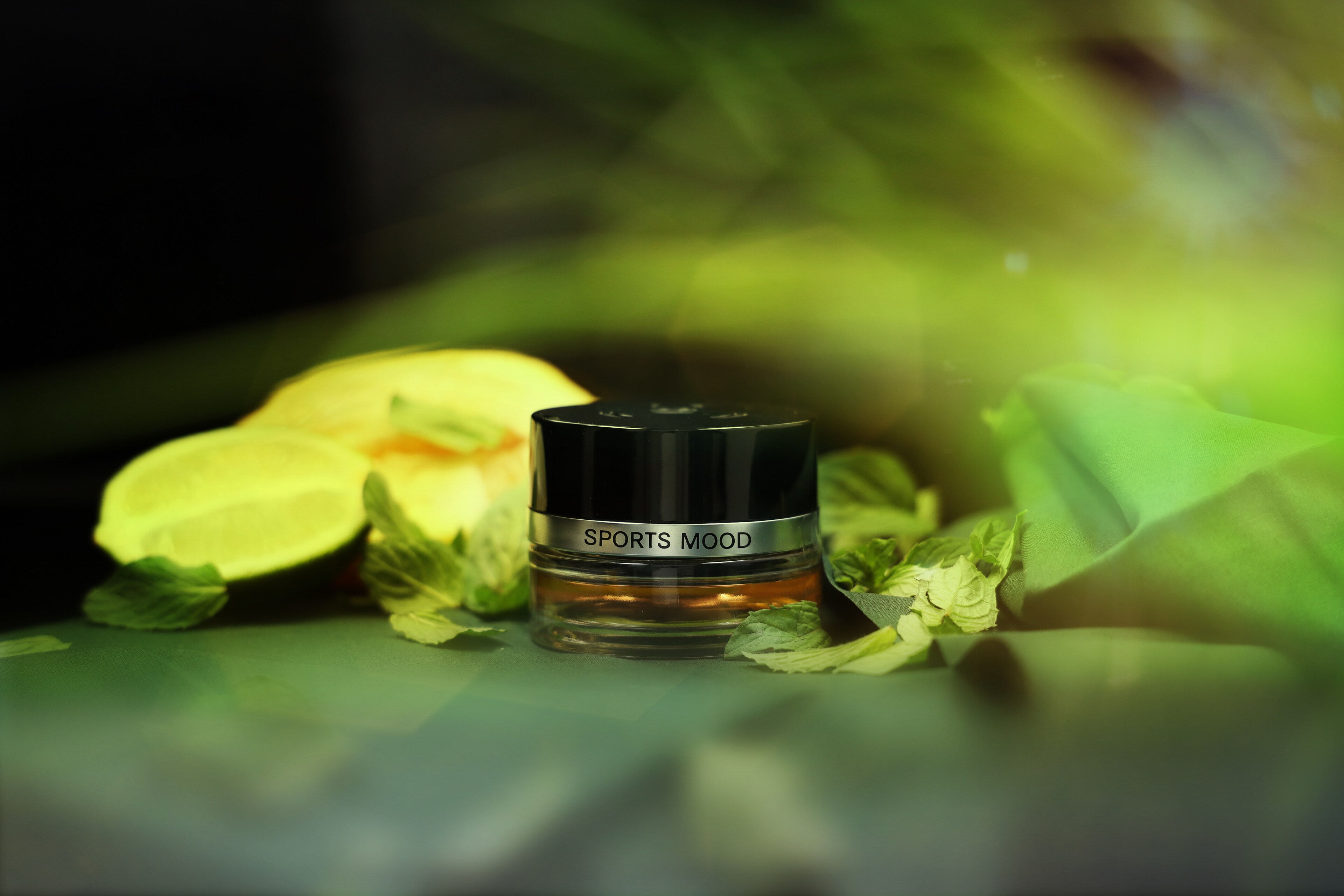 Flakon, SPORTS MOOD - transparent / schwarz, Glas, 15 ml Flakon, SPORTS MOOD - transparent / schwarz, Glas, 15 ml