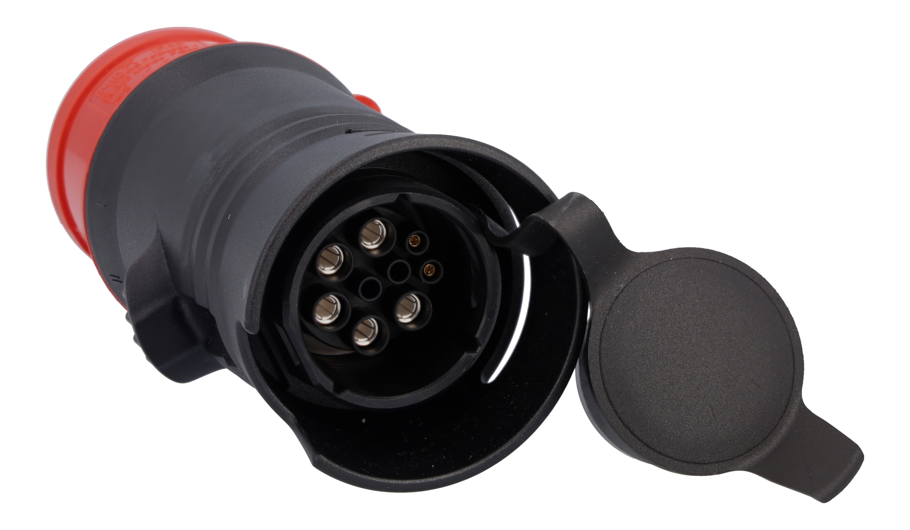 Flexibles Ladesystem Pro, Adapter, CEE 16/3-phasig - Kunststoff, schwarz, LL/RL