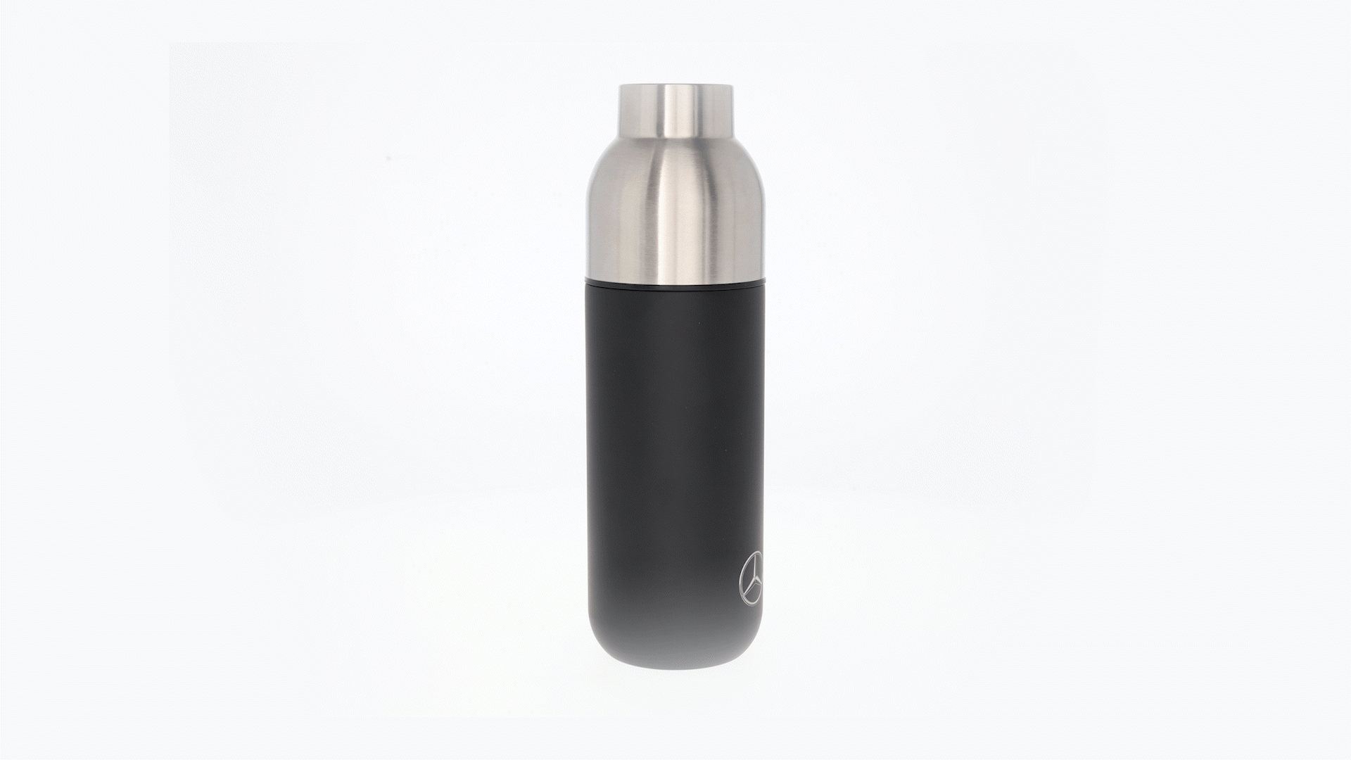 Isolierflasche mit Becher - schwarz, Edelstahl / Polypropylen, Stelton, 750 ml Isolierflasche mit Becher - schwarz, Edelstahl / Polypropylen, Stelton, 750 ml