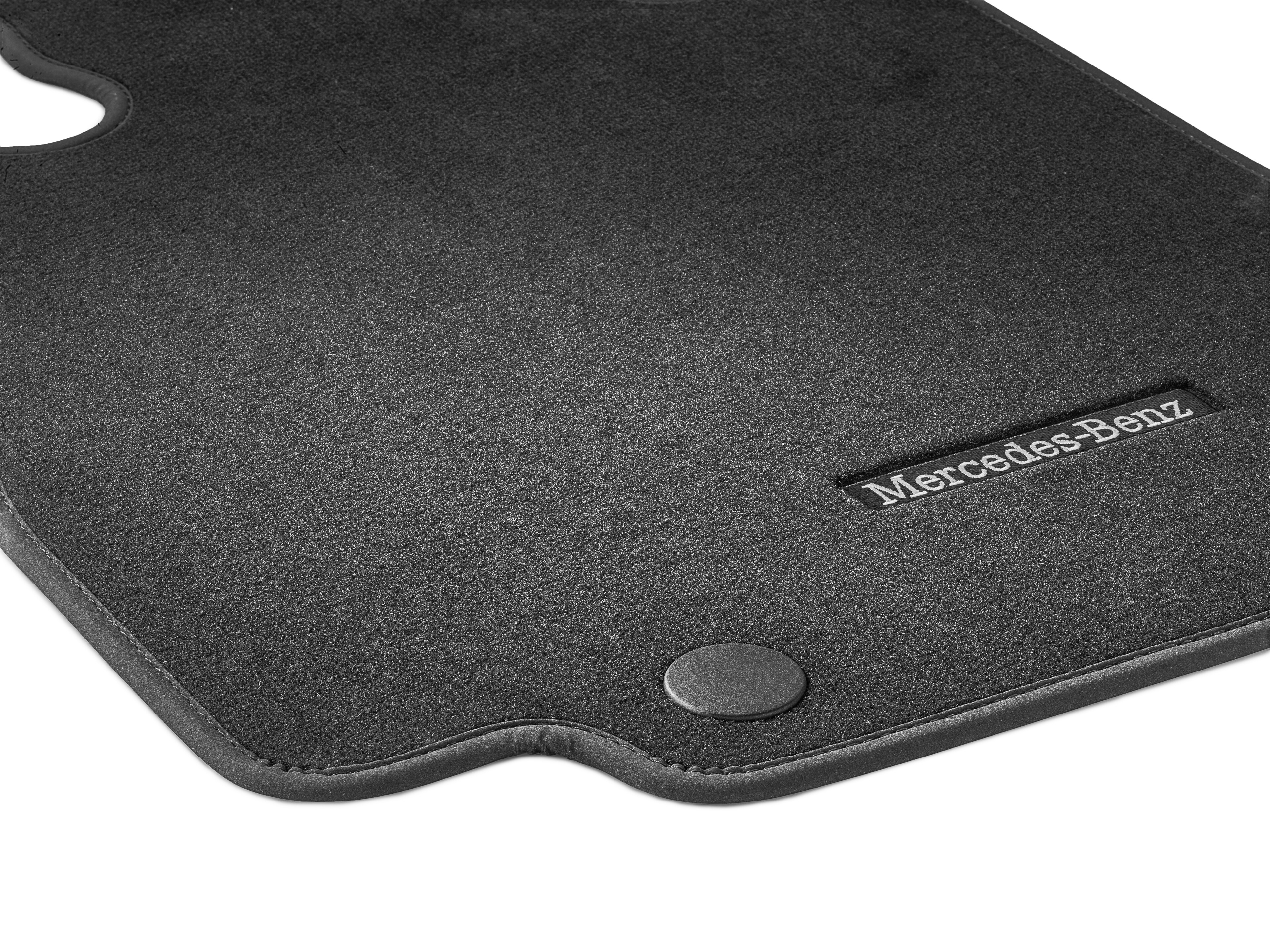 Veloursmatten, CLASSIC, Satz, 4-teilig - LL, schwarz