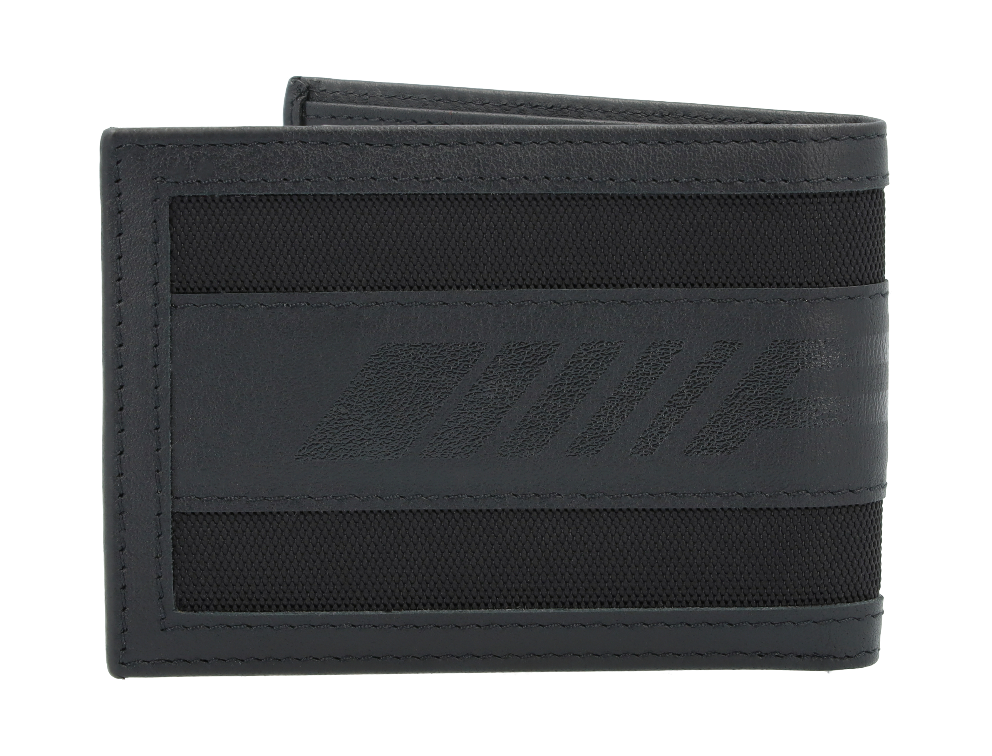 AMG Minigeldbörse - schwarz, Rindleder / Nylon AMG Minigeldbörse - schwarz, Rindleder / Nylon