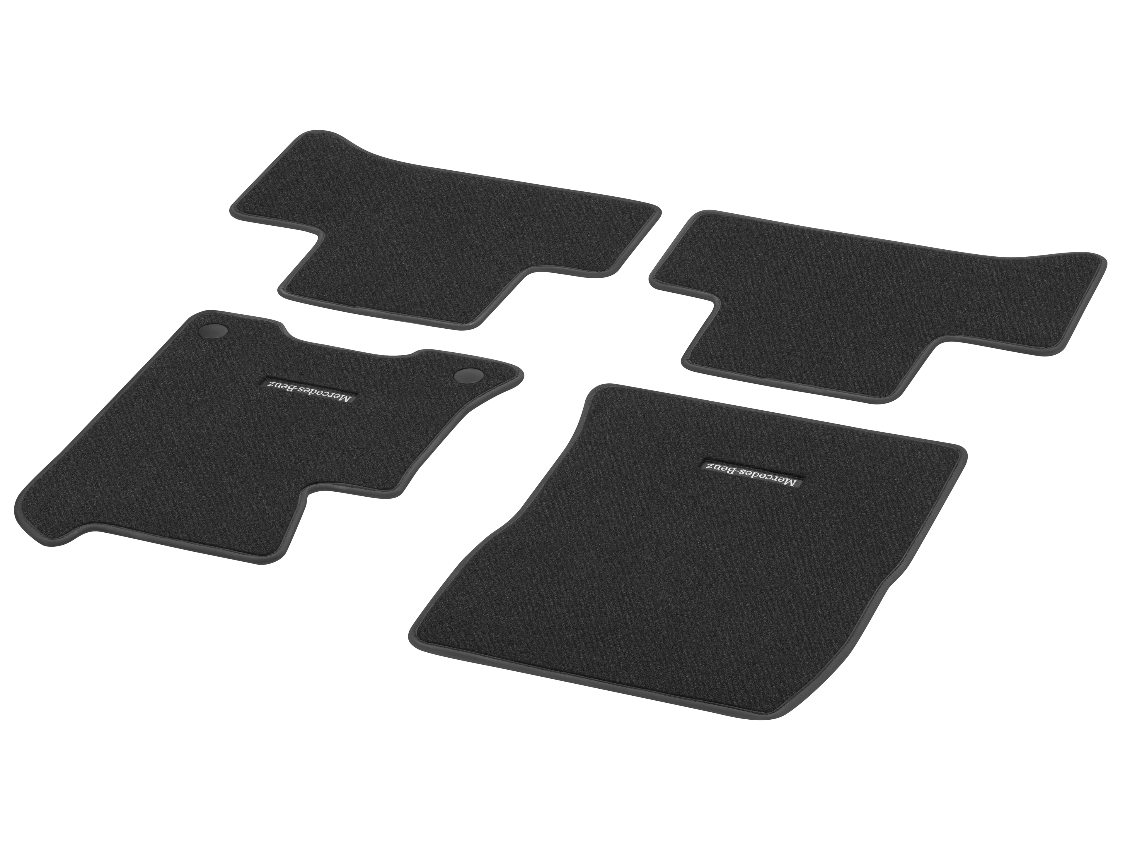 Veloursmatten, CLASSIC, Satz, 4-teilig - RL, schwarz