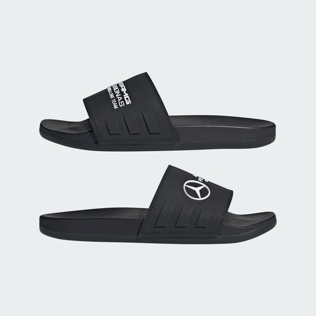 Badelatschen, Adilette comfort, Mercedes-AMG F1 - schwarz, 8, adidas