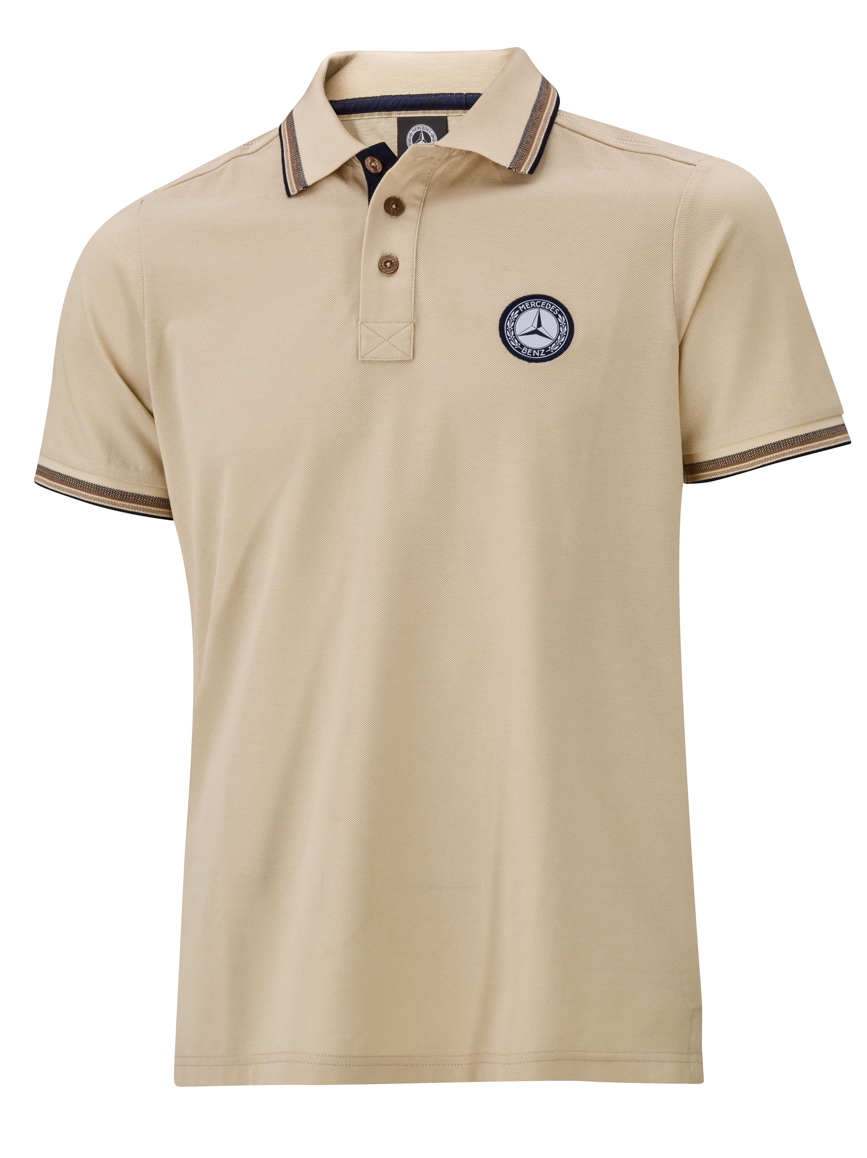 Poloshirt Herren - creme, XL