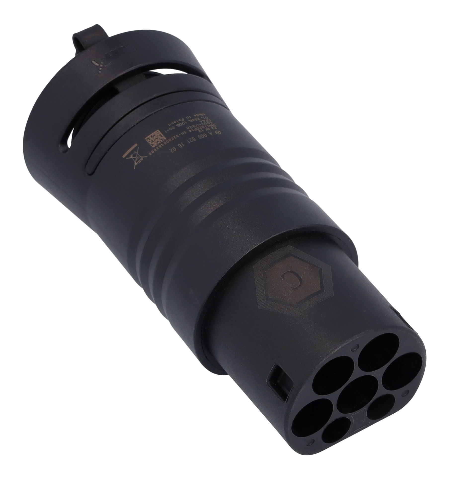 Flexibles Ladesystem Pro, Adapter, Typ 2 - Kunststoff, schwarz, LL/RL