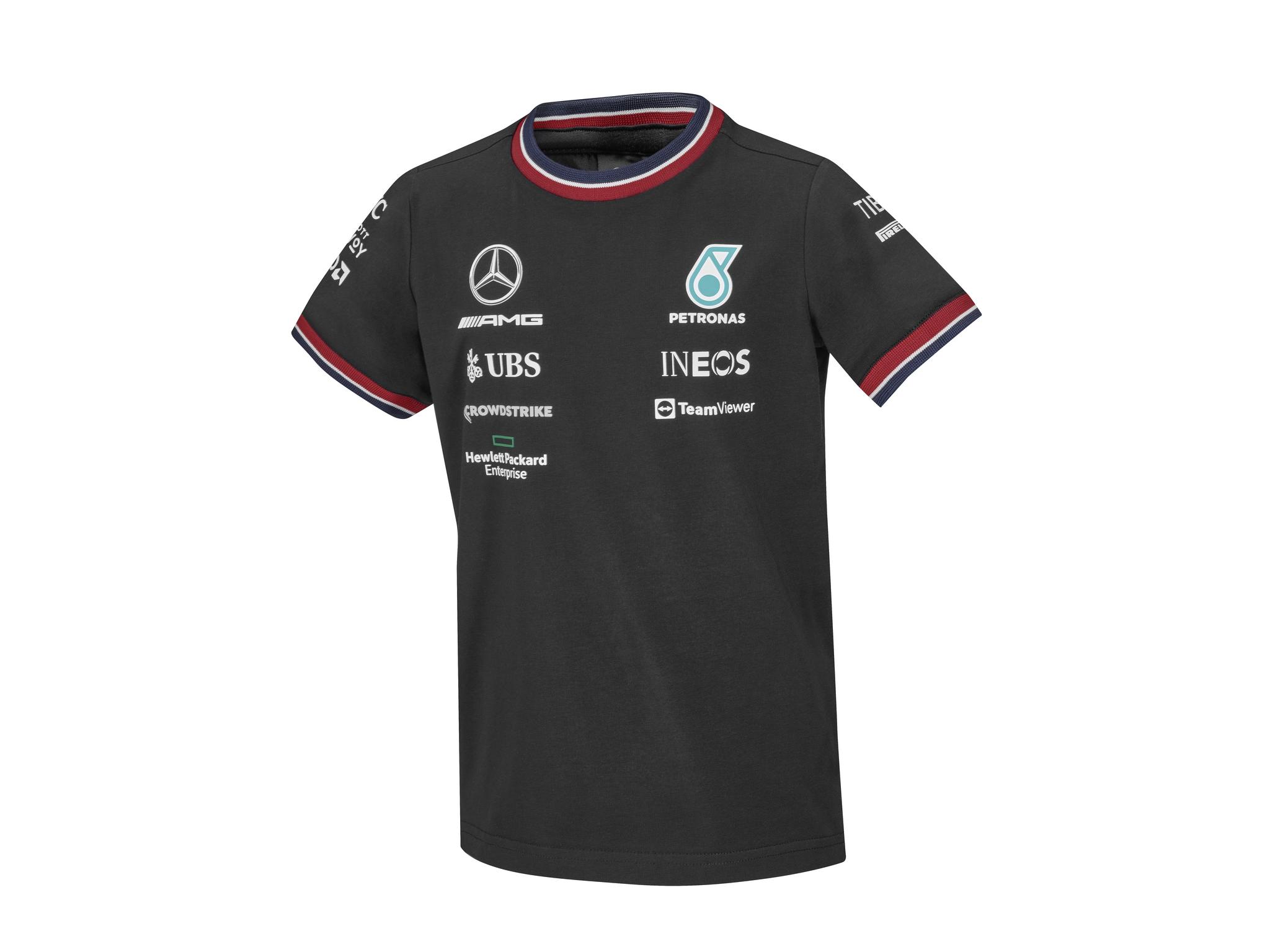 T-Shirt Kinder, Fahrer - schwarz, 164