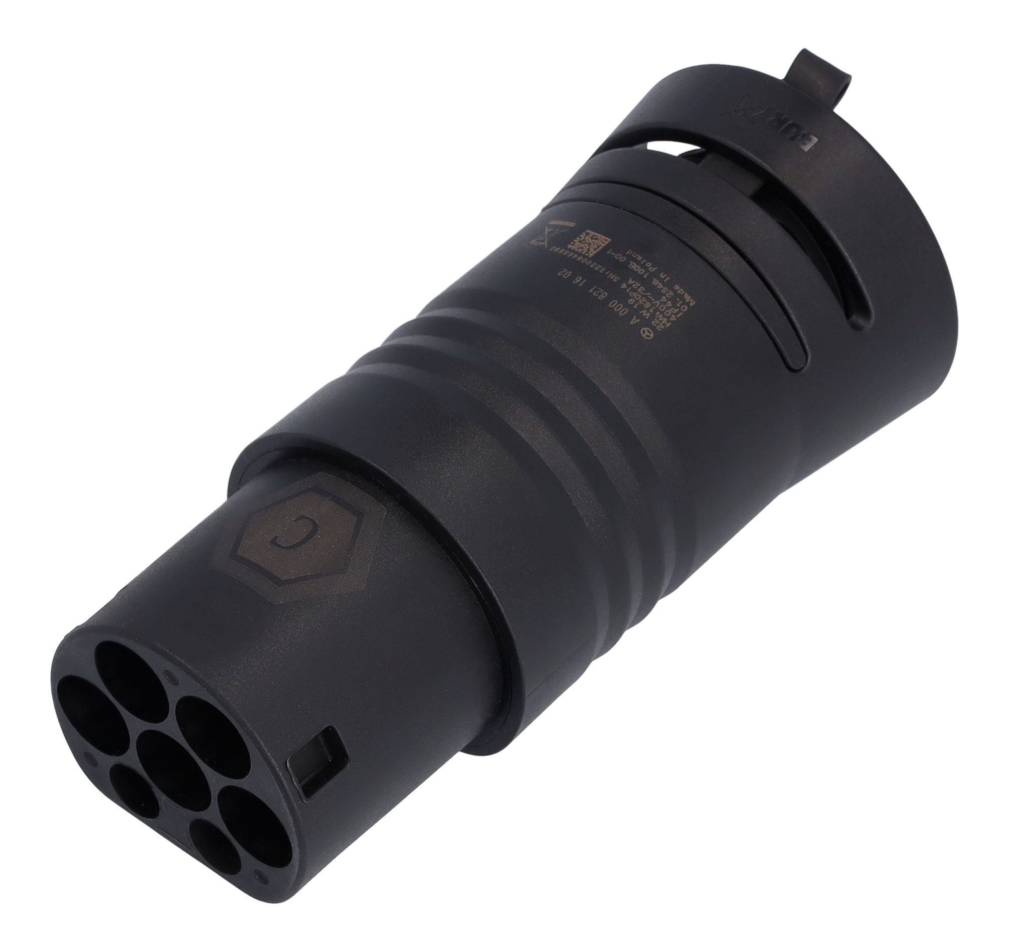 Flexibles Ladesystem Pro, Adapter, Typ 2 - Kunststoff, schwarz, LL/RL