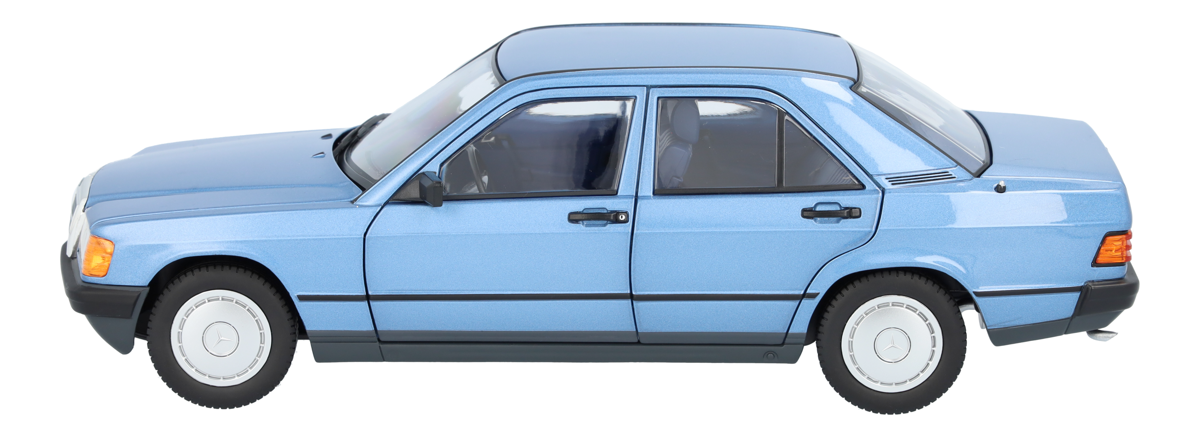 190 E W 201 (1982-1988) - horizontblau, Norev, 1:18