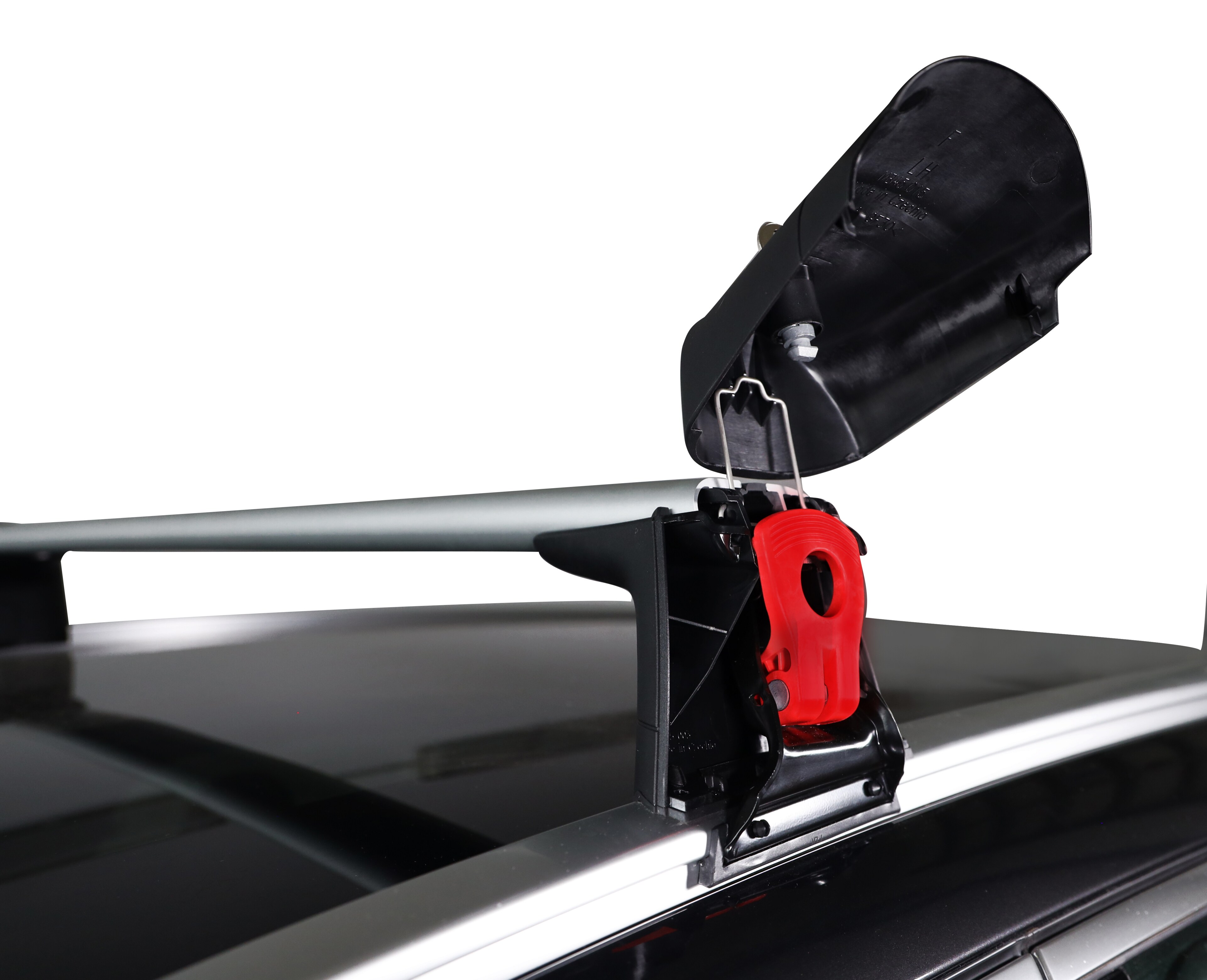 Relingträger - Aluminium, silberfarben / schwarz