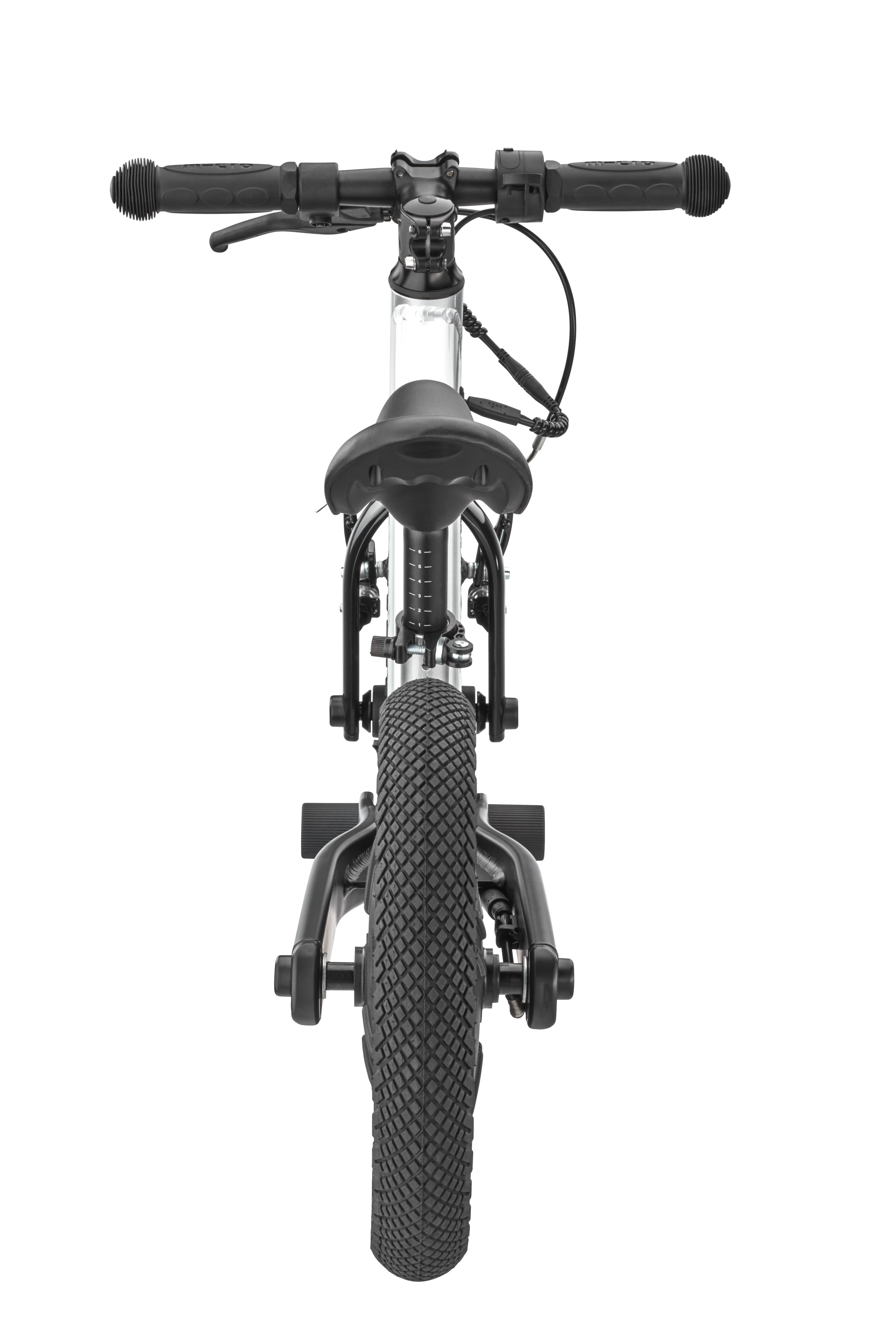 Laufrad Kinder, E-Balance - silberfarben, Aluminium, Micro Mobility