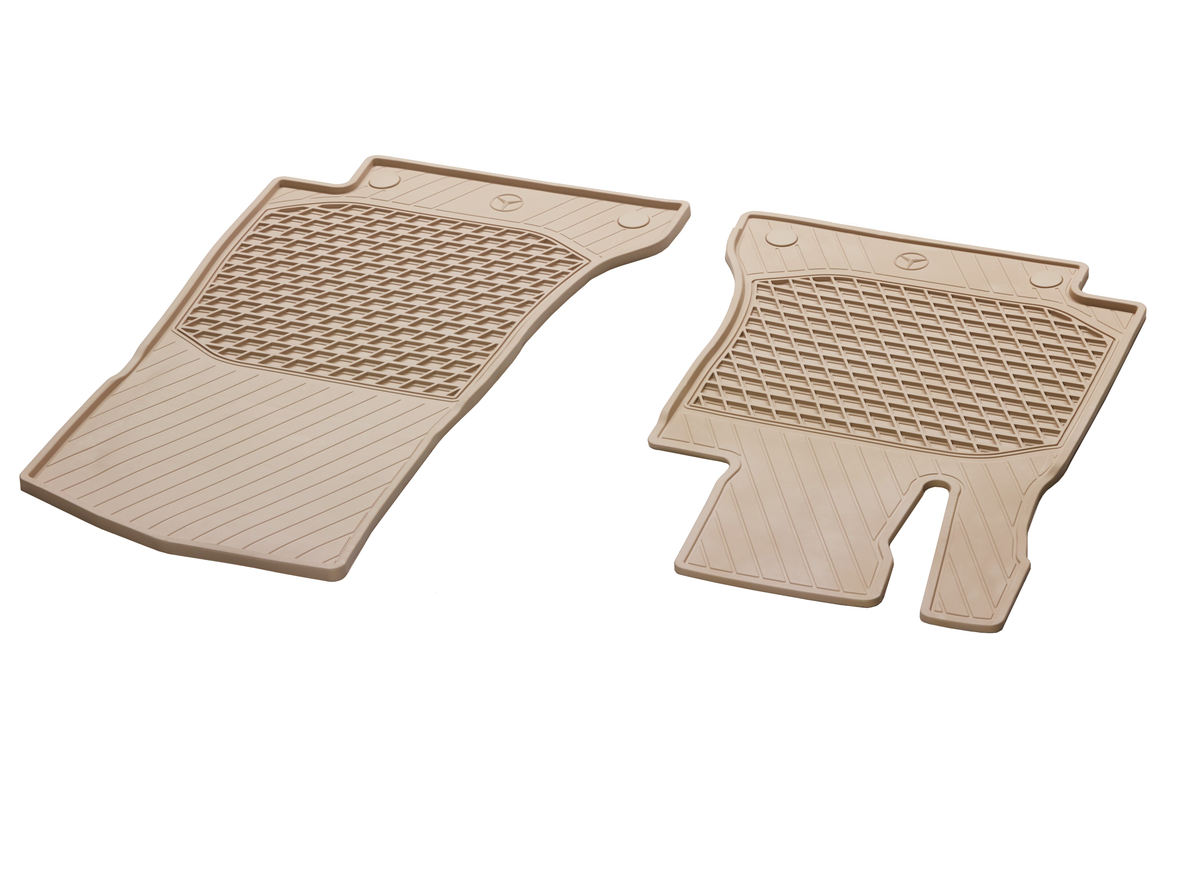 Allwettermatten, CLASSIC, Fahrer-/Beifahrermatte, 2-teilig - LL, seidenbeige