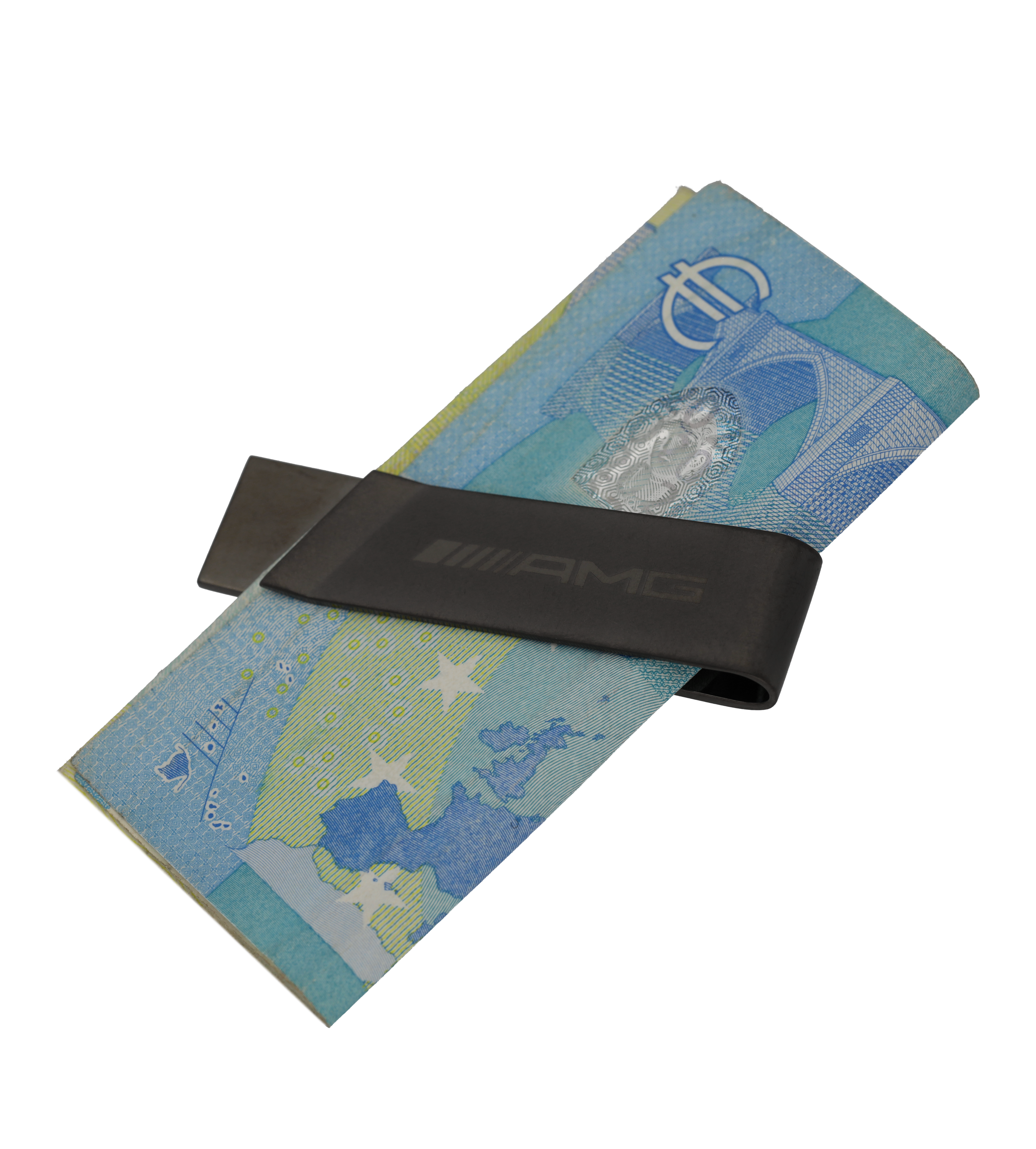 AMG Geldscheinklammer - anthrazit, Edelstahl AMG Geldscheinklammer - anthrazit, Edelstahl