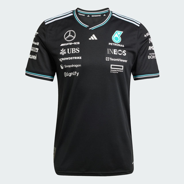 T-Shirt Herren, Fahrer Authentic, Mercedes-AMG F1 - schwarz, L T-Shirt Herren, Fahrer Authentic, Mercedes-AMG F1 - schwarz, L