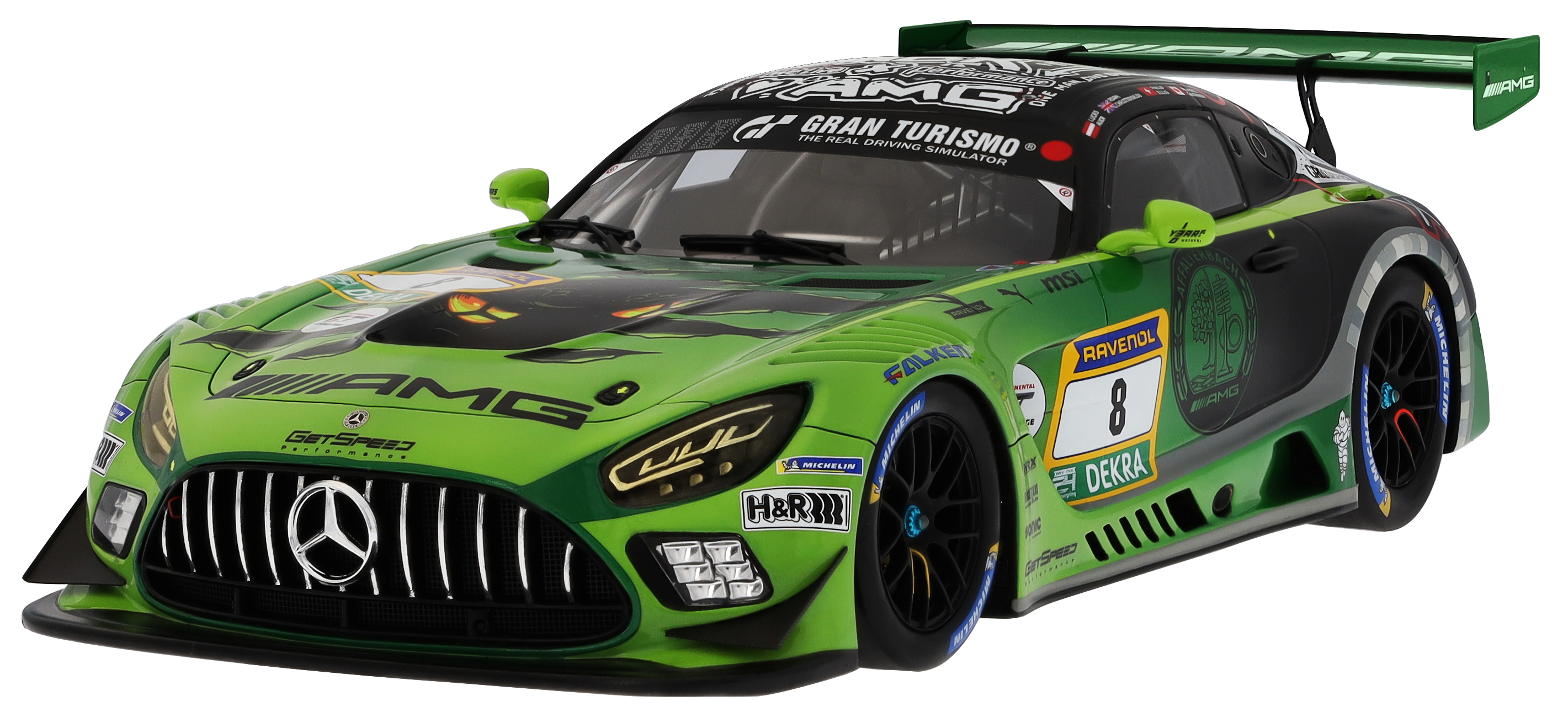 Mercedes-AMG GT3, ADAC RAVENOL 24h Nürburgring 2024, C190 - green hell magno, Minimax, 1:18