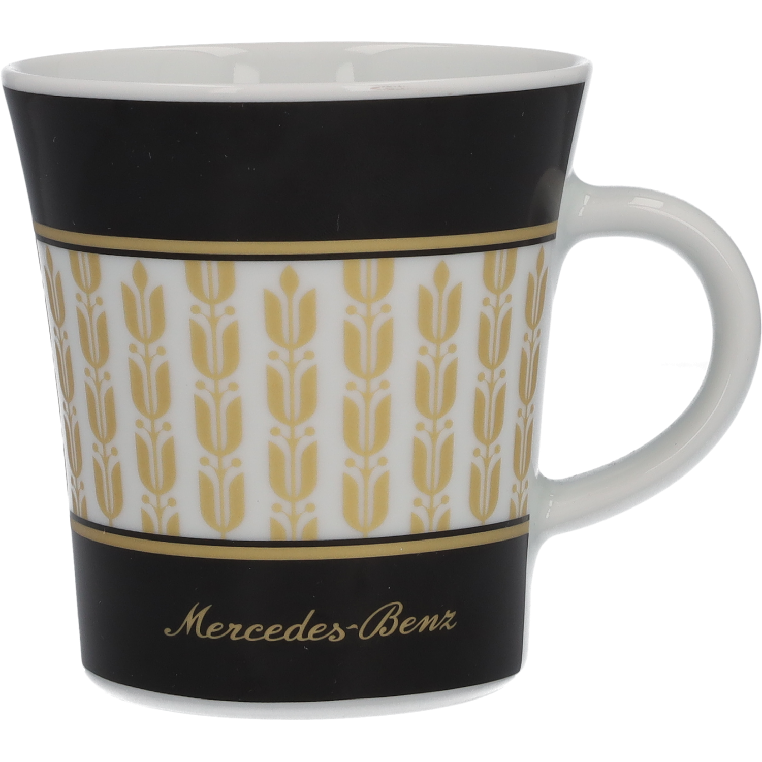 Kaffeebecher - schwarz / weiß / goldfarben, Porzellan, 300 ml, Kahla Kaffeebecher - schwarz / weiß / goldfarben, Porzellan, 300 ml, Kahla