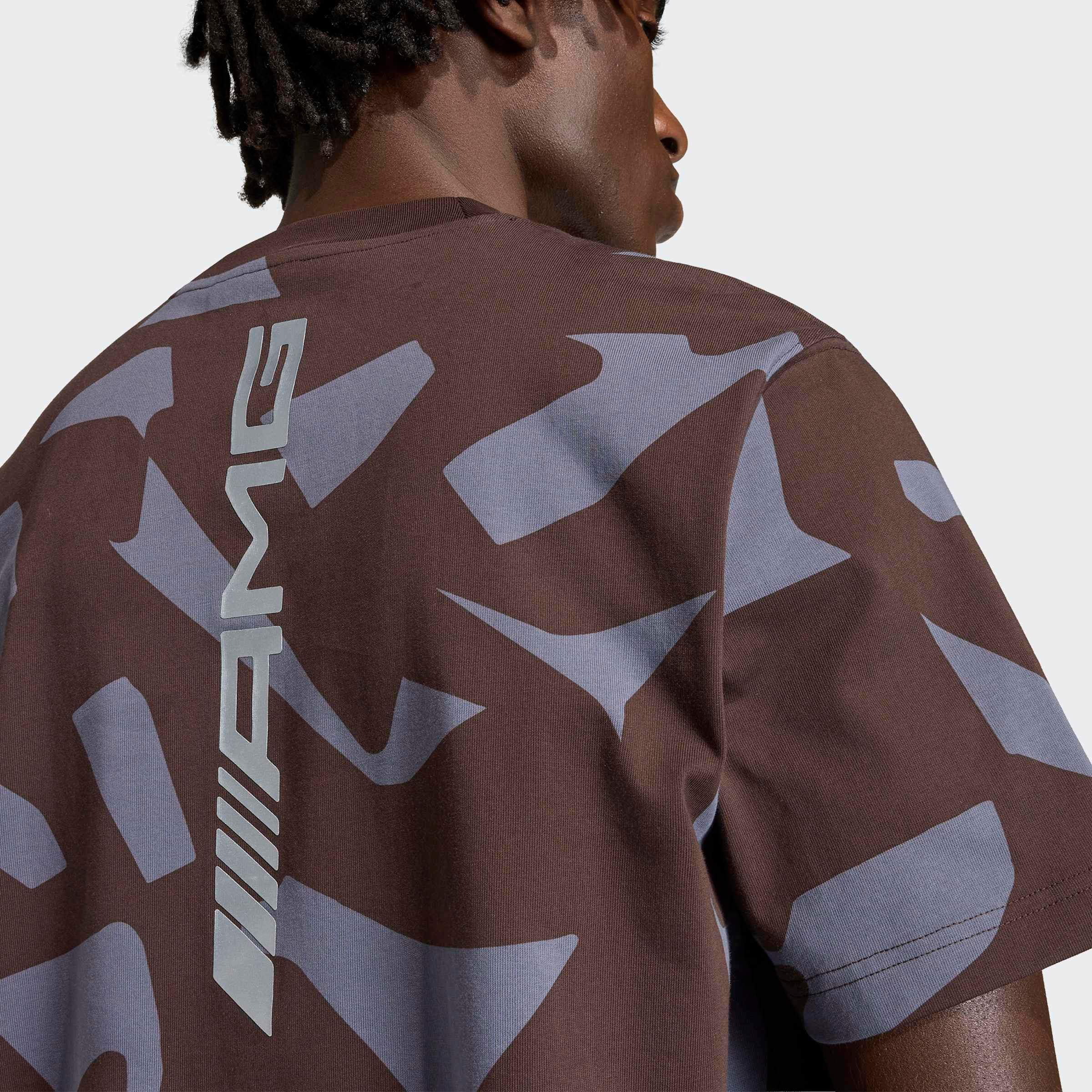 AMG T-Shirt Unisex - dunkelbraun, M