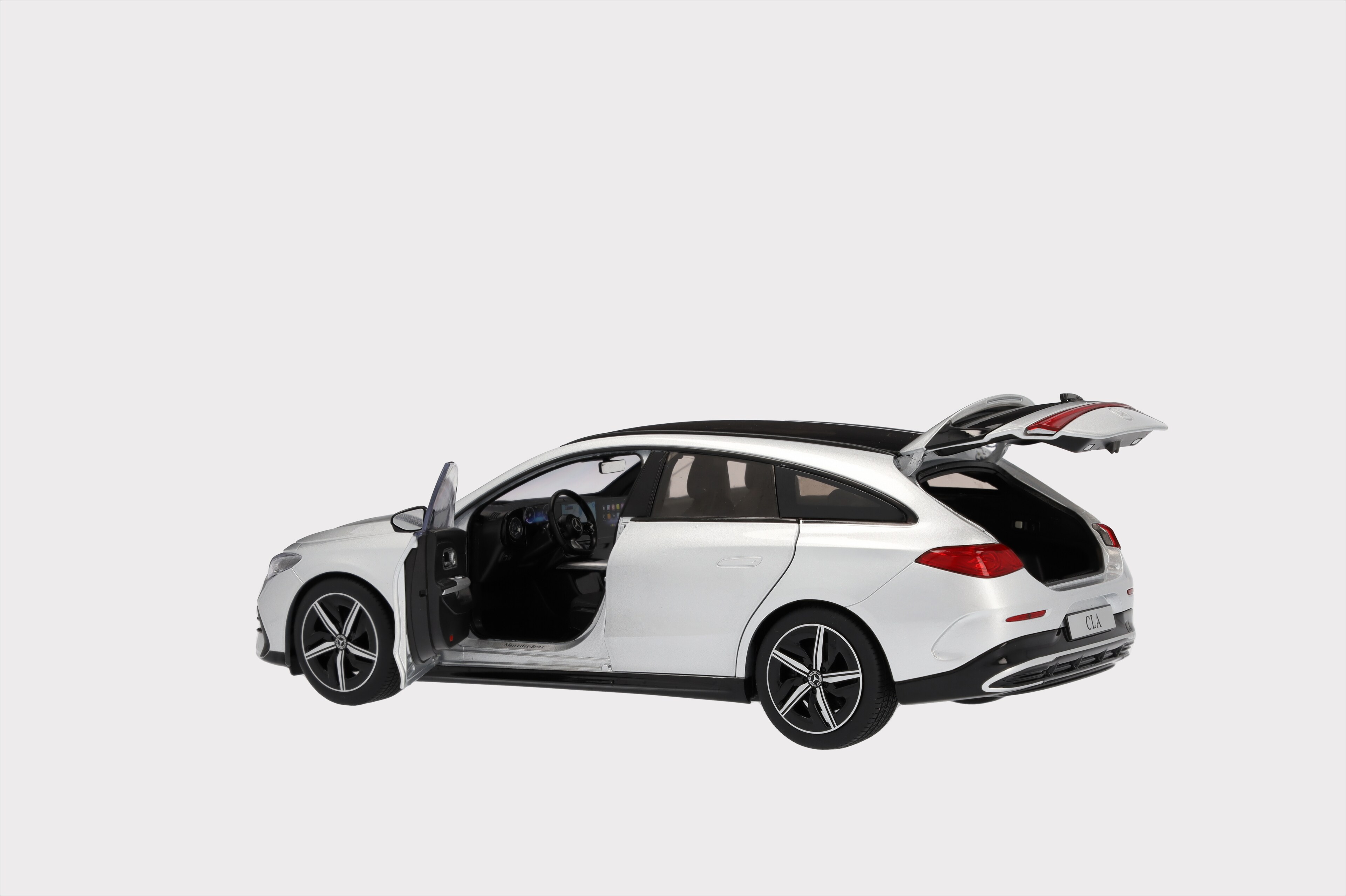 CLA, Shooting Brake, X174 - hightechsilber, NZG, 1:18