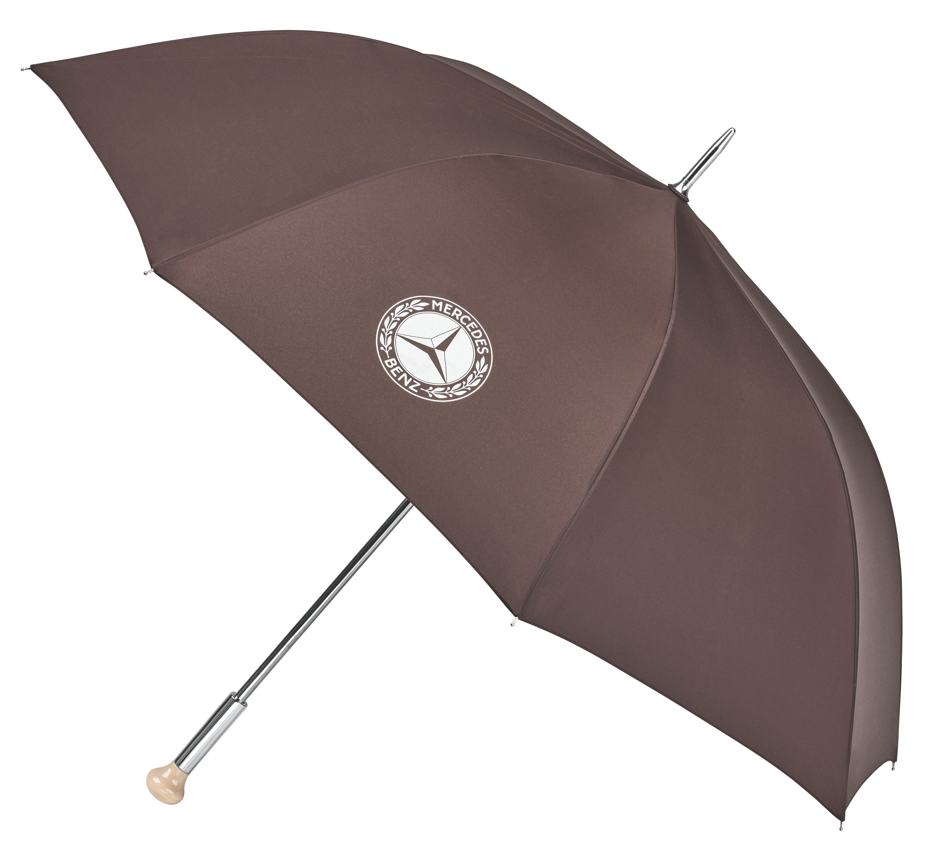 Gästeschirm, 300 SL, Schaltknauf - braun, Stahl / Fiberglas / Polyester (recycelt)