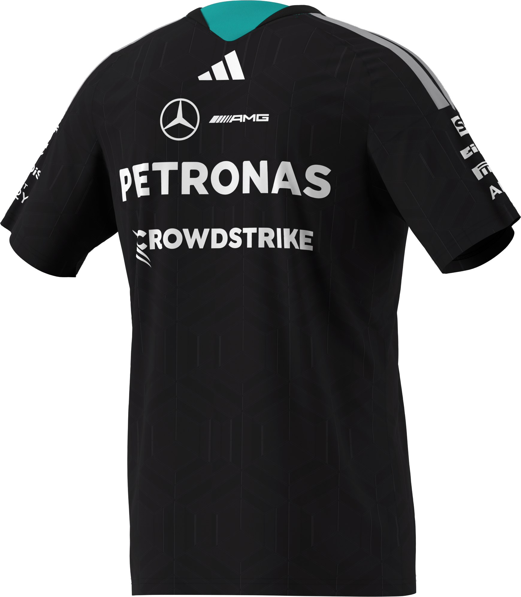 T-Shirt Herren, Fahrer, Mercedes-AMG F1 - schwarz, S