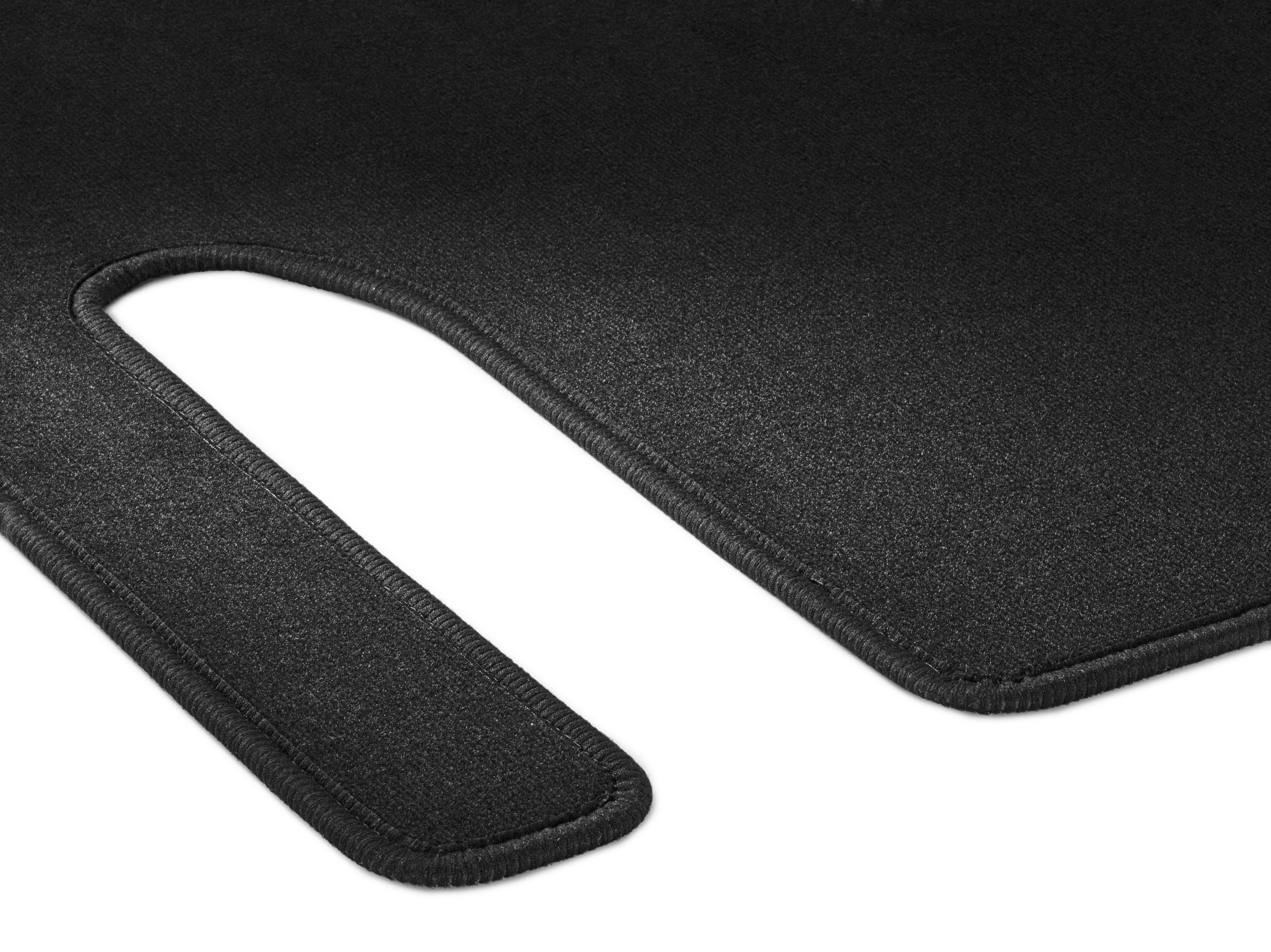 Veloursmatten, Fahrgastraum, mit Einfachschiene, 2 Schiebetüren (T19), 2-teilig, T19, U3R/UR3 - LL/RL, schwarz