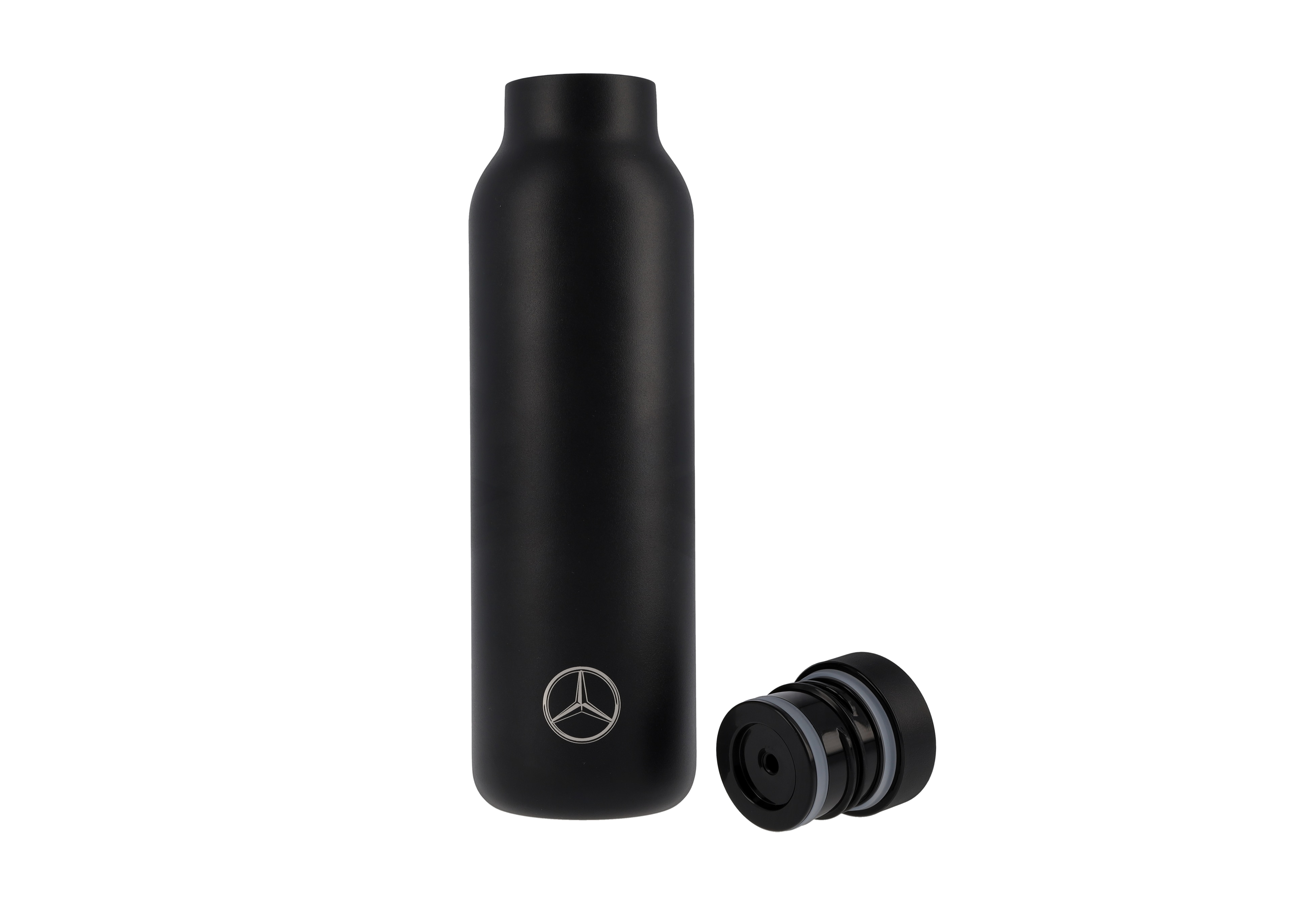 Trinkflasche, G-Klasse - schwarz, Edelstahl / Polypropylen, eva solo, 700 ml Trinkflasche, G-Klasse - schwarz, Edelstahl / Polypropylen, eva solo, 700 ml