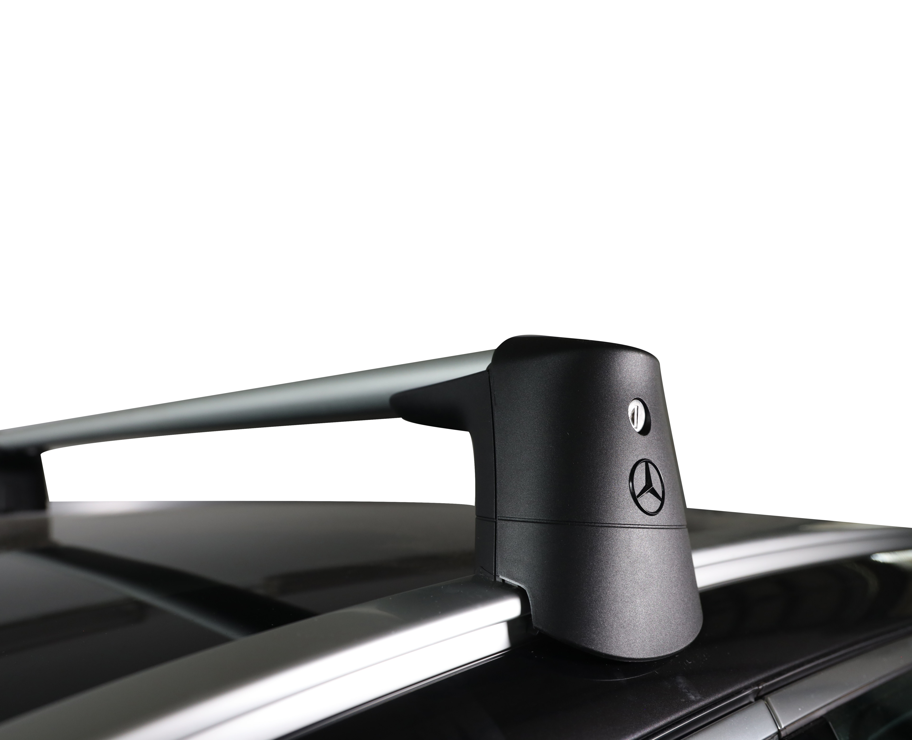 Relingträger - Aluminium, silberfarben / schwarz