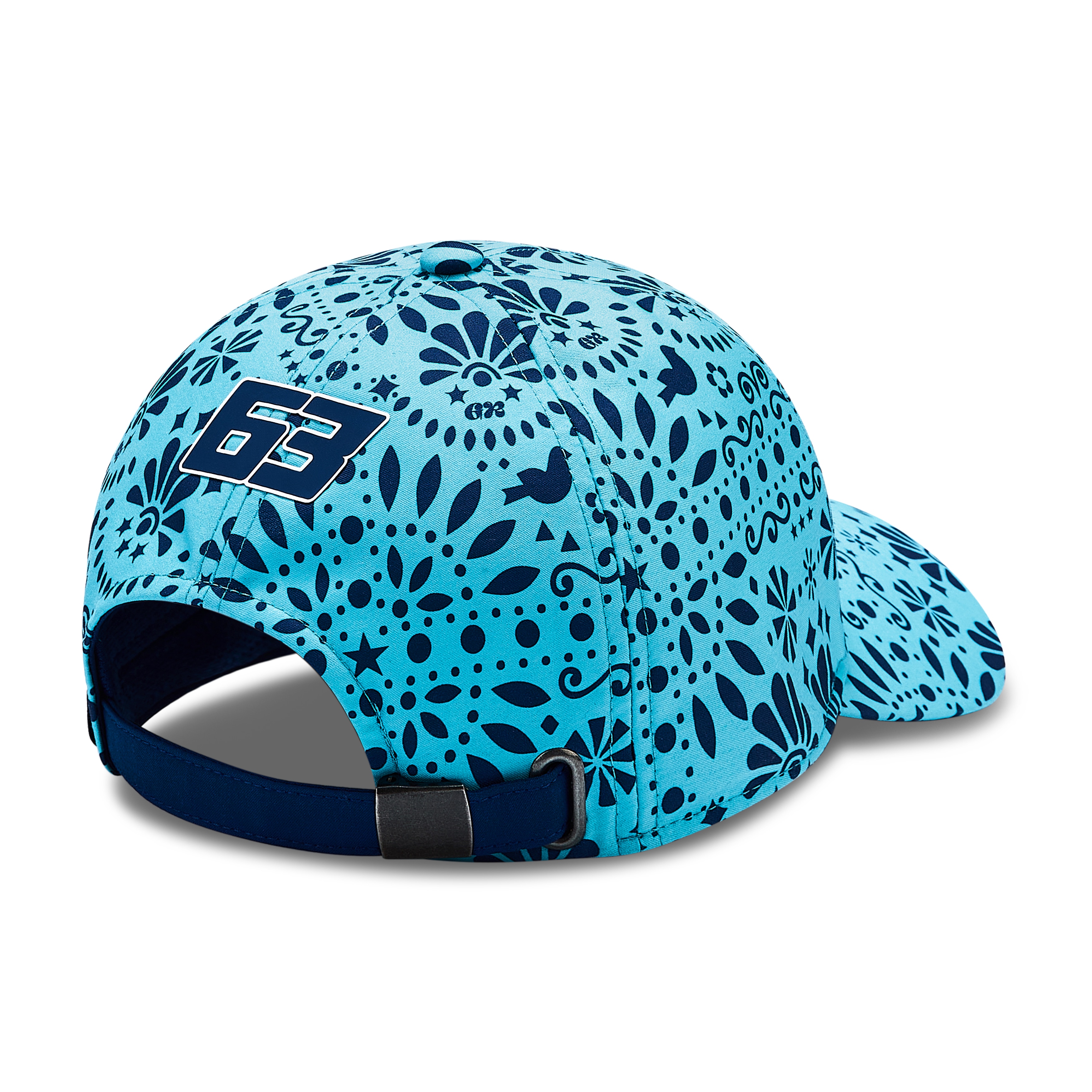 Cap, George Russell, Special Edition Mexiko, 2024 - blau, Polyester Cap, George Russell, Special Edition Mexiko, 2024 - blau, Polyester
