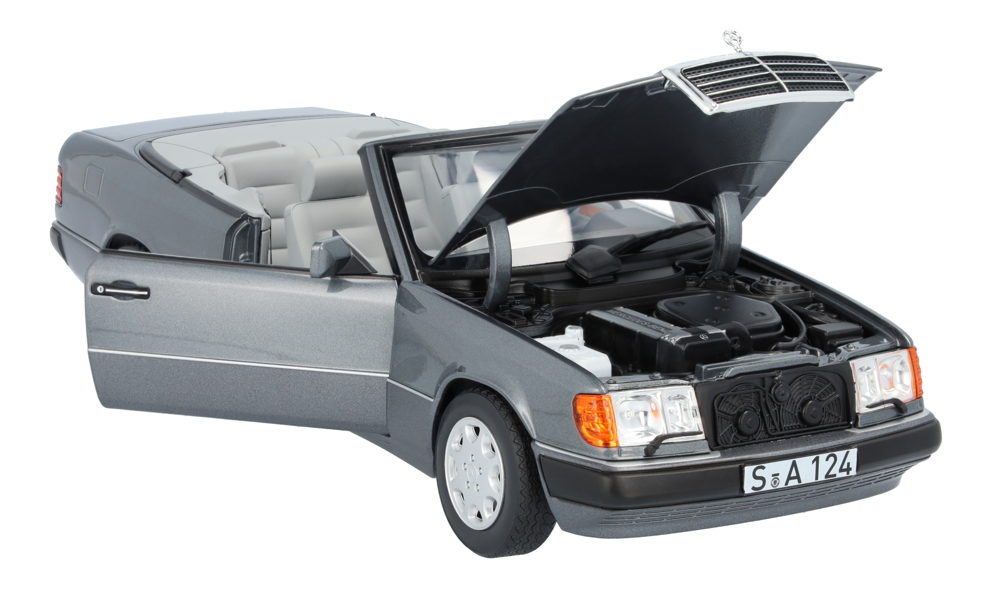 300 CE-24 Cabriolet A 124 (1991-1993) - perlmuttgrau, Norev, 1:18 300 CE-24 Cabriolet A 124 (1991-1993) - perlmuttgrau, Norev, 1:18