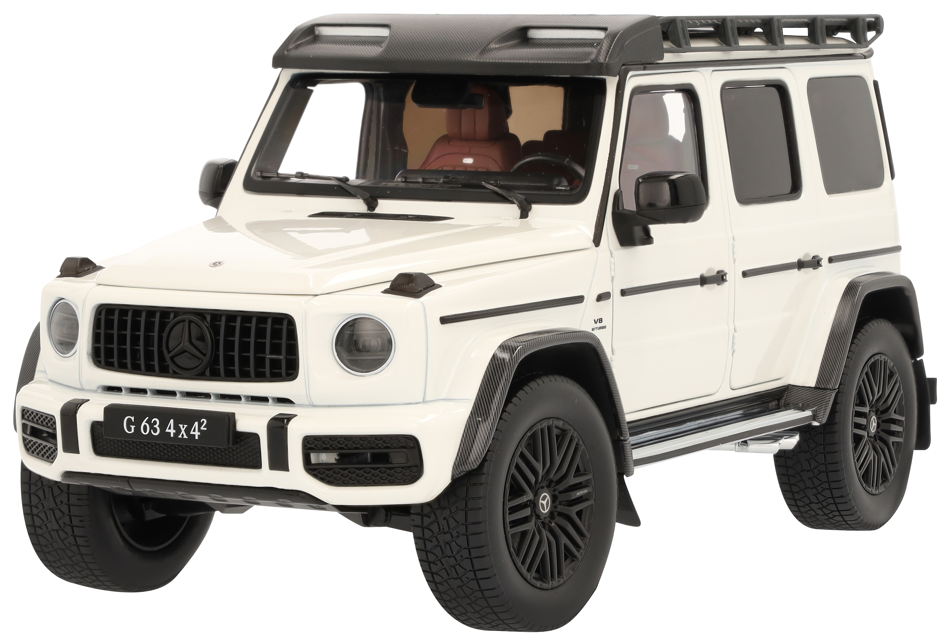 Mercedes-AMG G 63 4x4², W463 - G manufaktur opalithweiß bright, iScale, 1:18