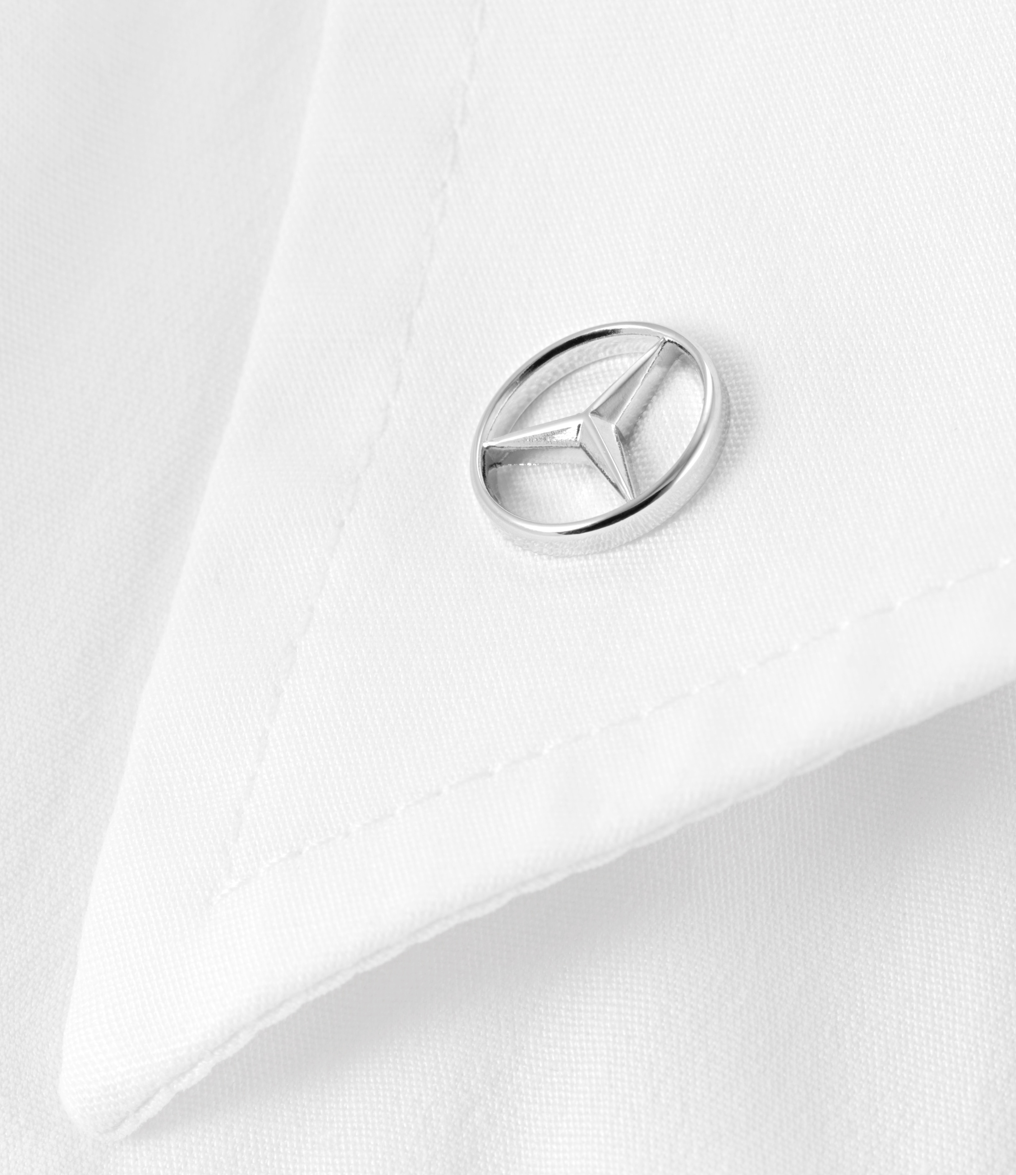 PIN, Mercedes Stern - silberfarben, Edelstahl, poliert PIN, Mercedes Stern - silberfarben, Edelstahl, poliert