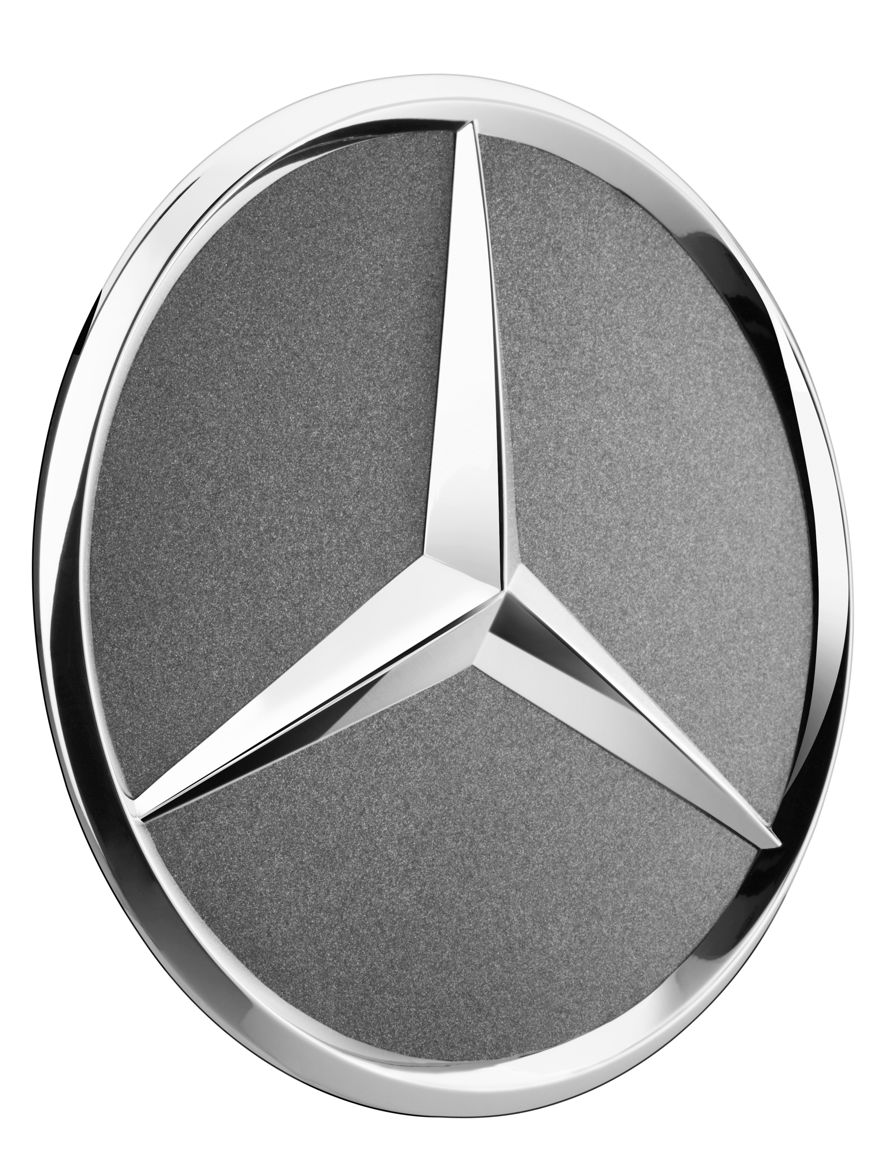 Radnabenabdeckung, Stern erhaben, für Zentrierloch-Durchmesser 71,8 mm - grau Himalaya