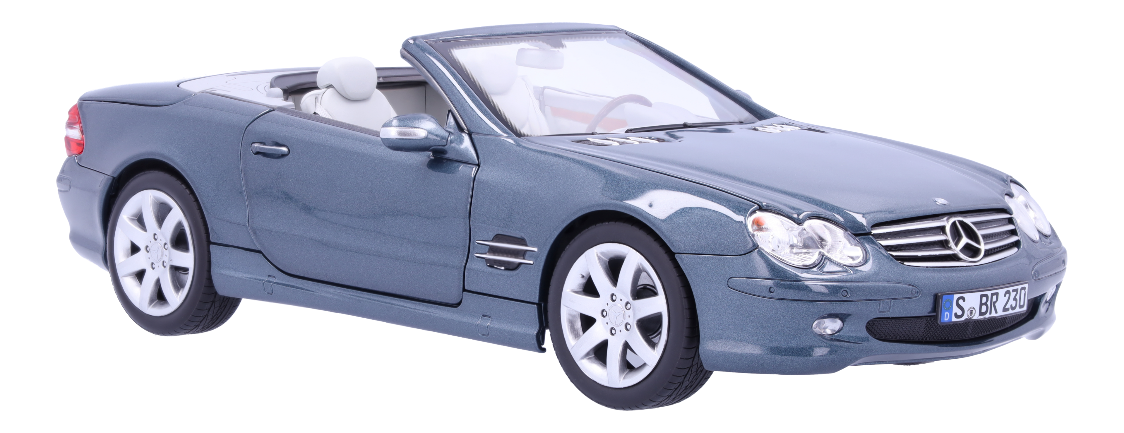 SL 500 R 230 (2001-2006) - topasblau, Norev, 1:18 SL 500 R 230 (2001-2006) - topasblau, Norev, 1:18