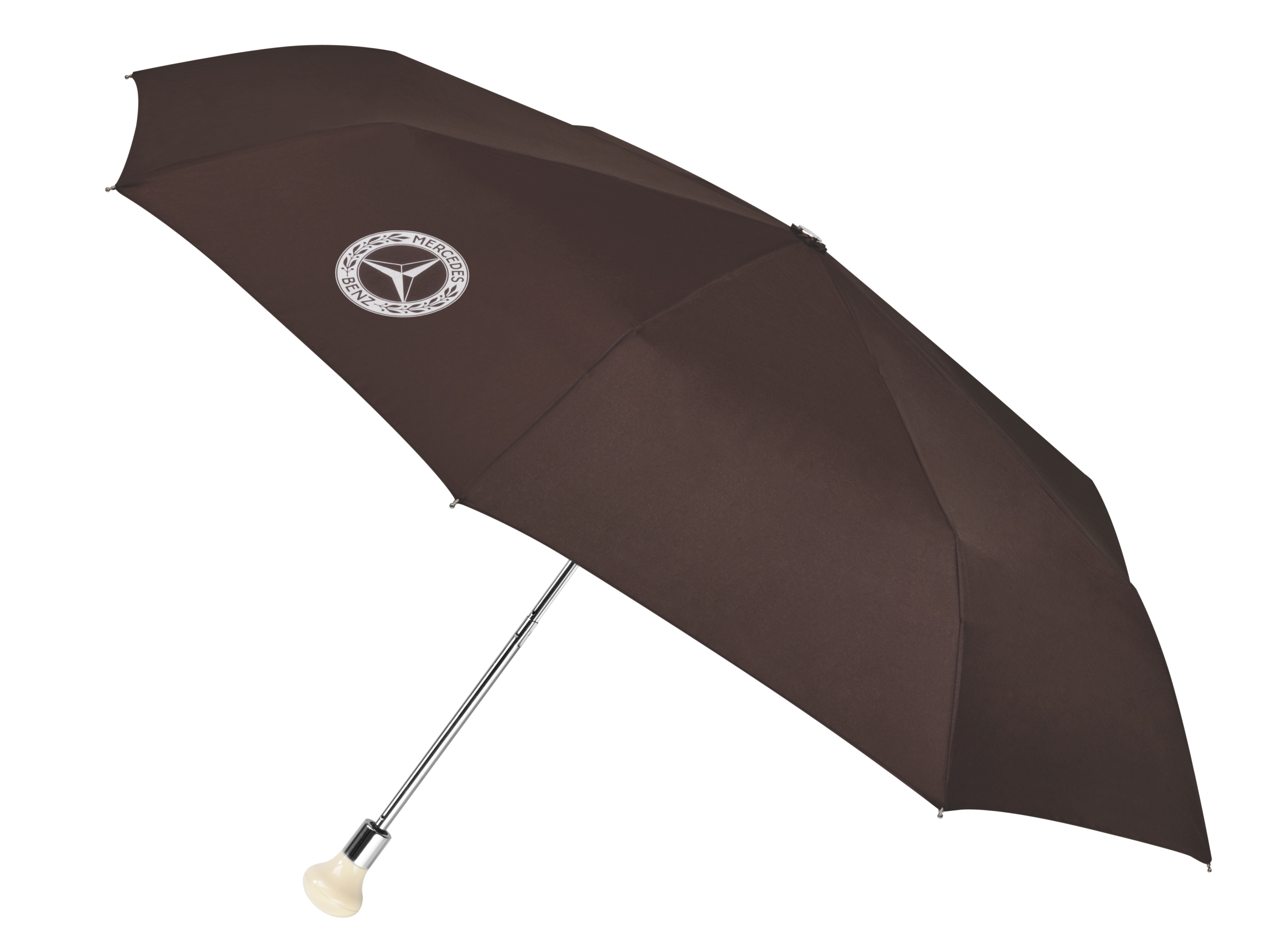 Taschenschirm, 300 SL, Schaltknauf - braun / cremebeige, Polyester / Stahl Taschenschirm, 300 SL, Schaltknauf - braun / cremebeige, Polyester / Stahl