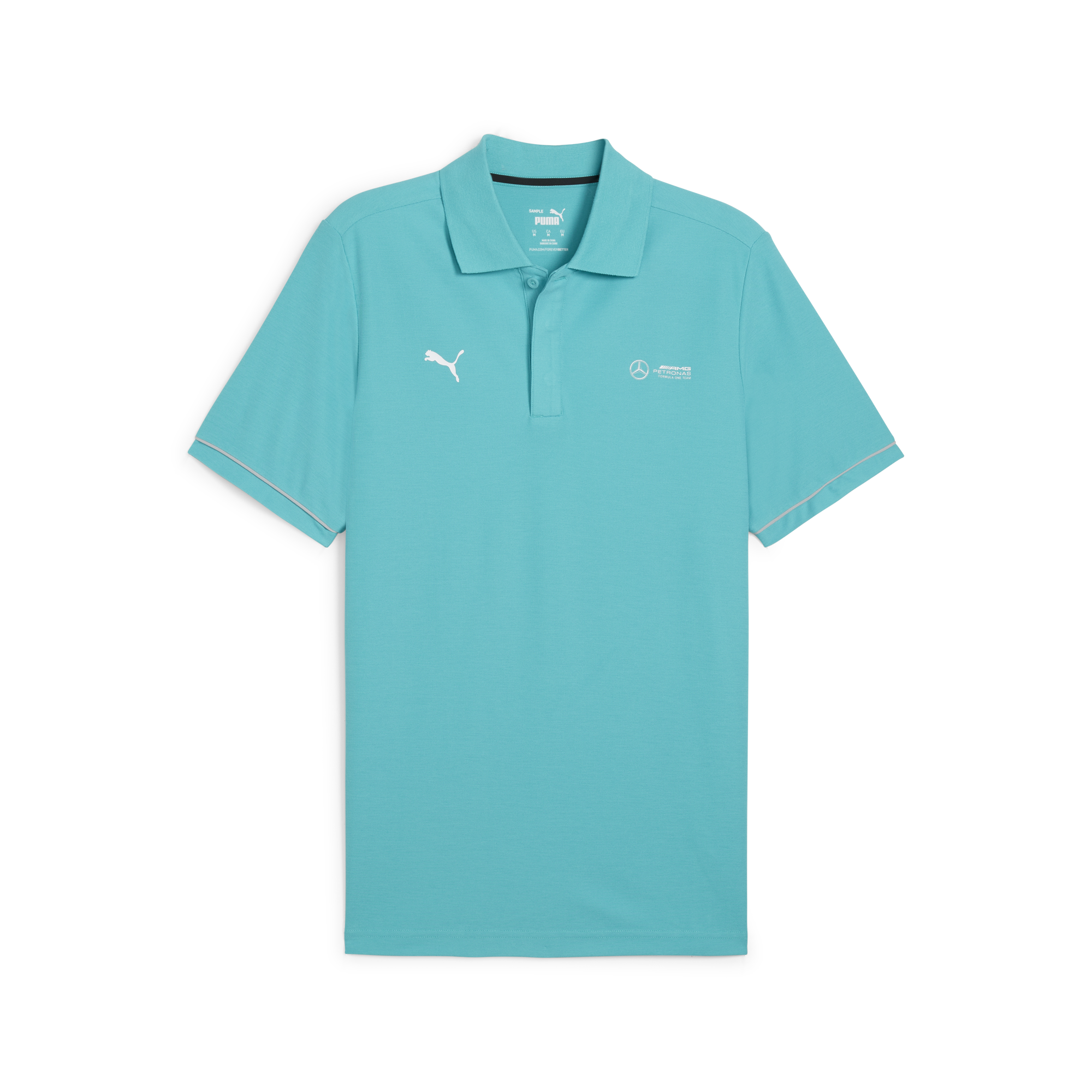 Poloshirt Herren, Mercedes-AMG F1 - grün, S Poloshirt Herren, Mercedes-AMG F1 - grün, S