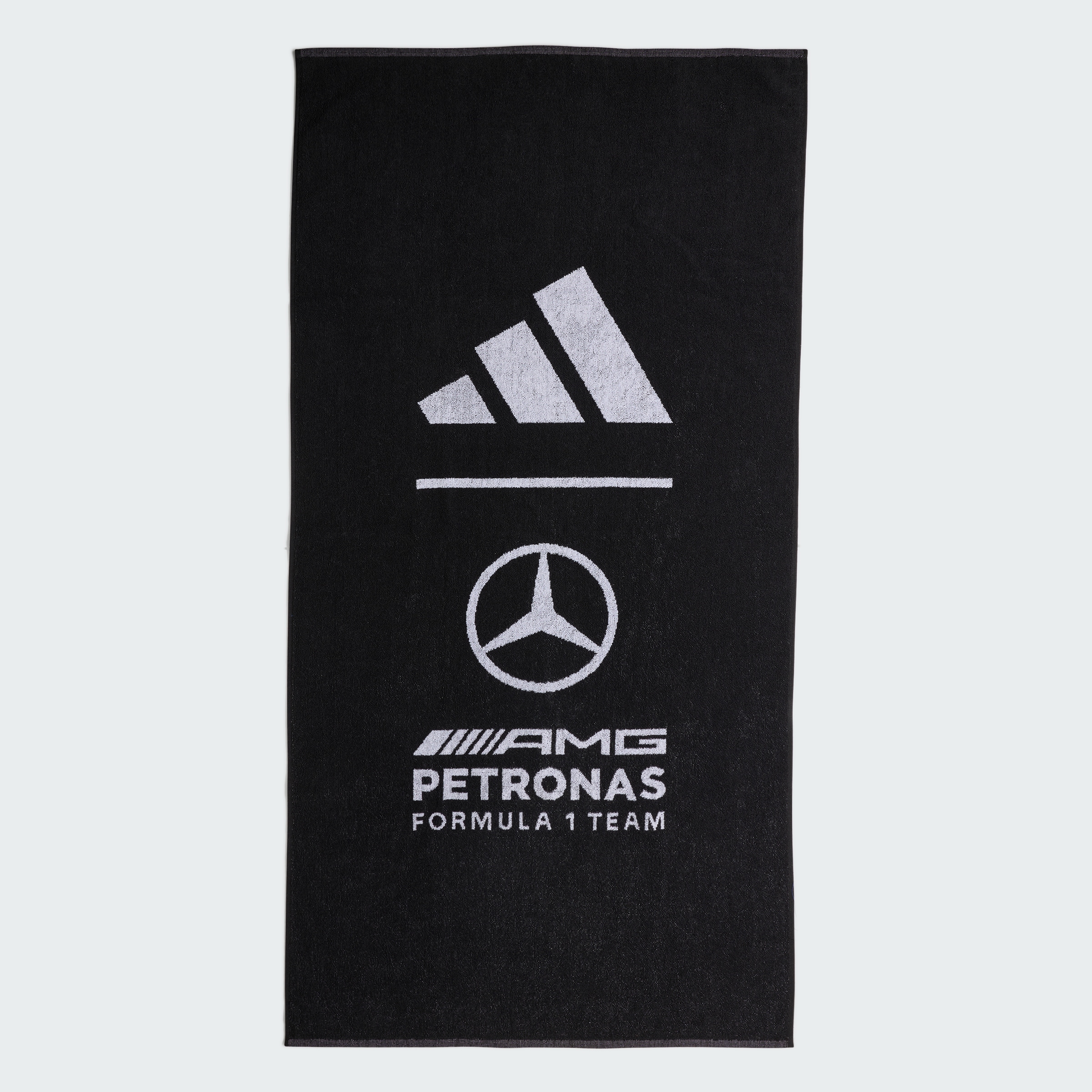 Handtuch, Mercedes-AMG F1 - schwarz, Baumwolle, adidas