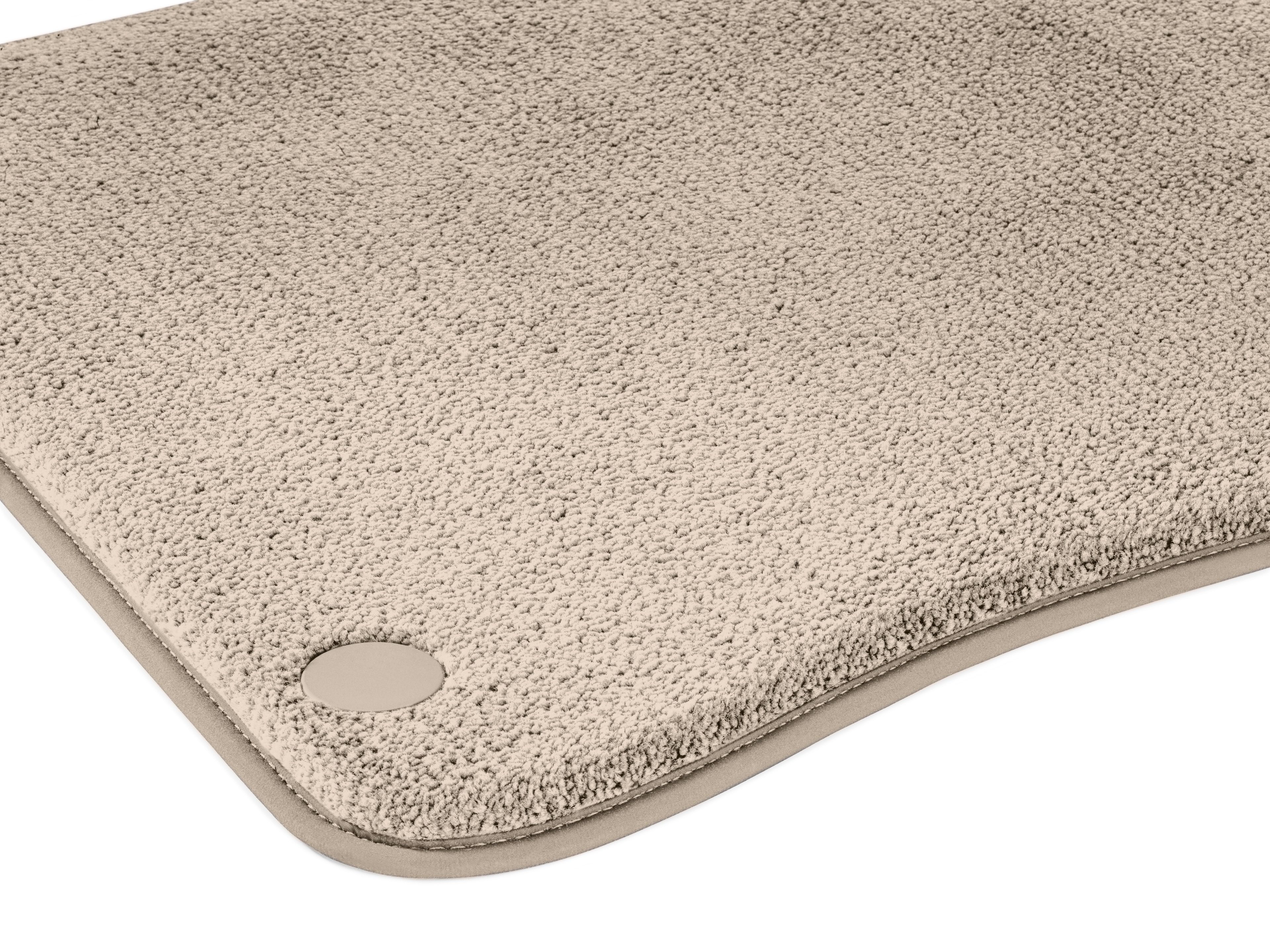 Veloursmatten, EXCLUSIV, Fond mit Kardantunnelmatte, 3-teilig, mit Code 864 - LL/RL, seidenbeige