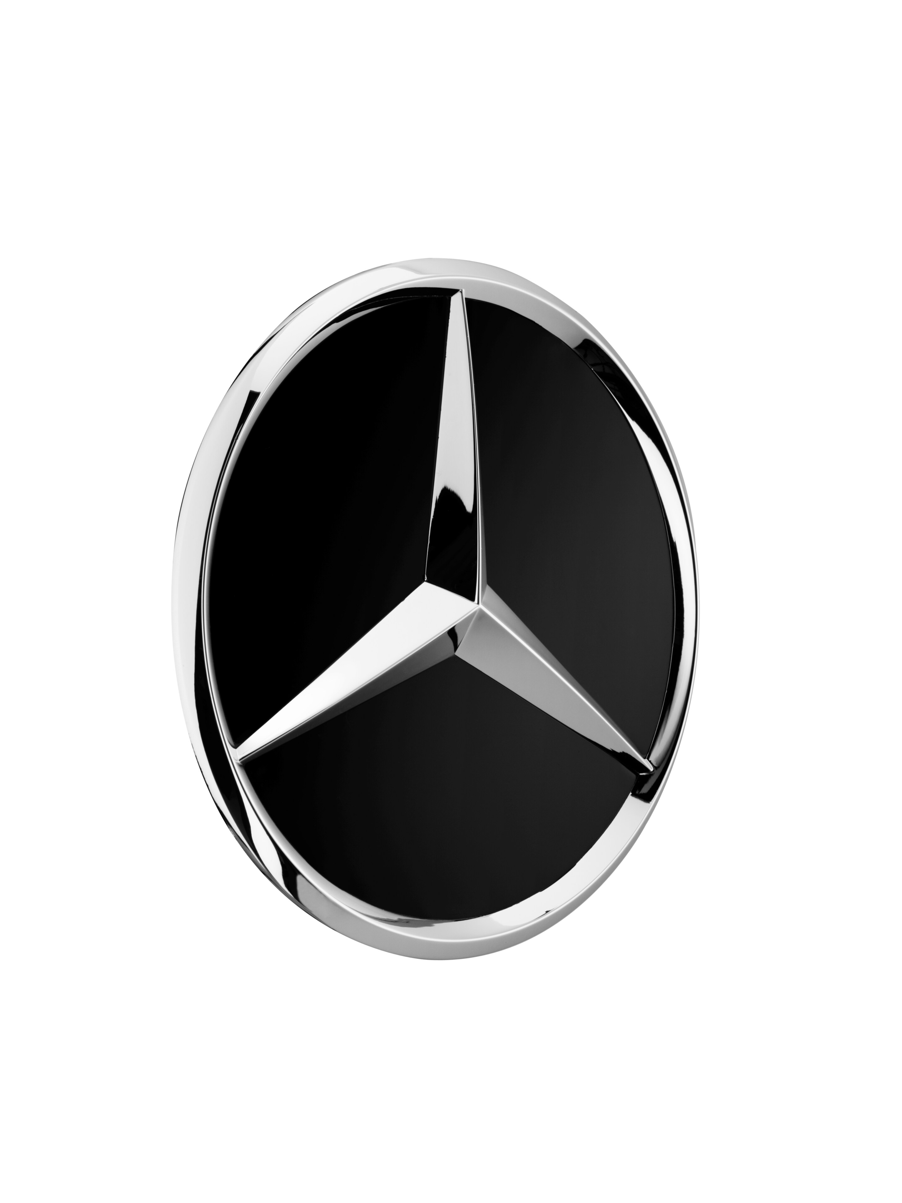 Radnabenabdeckung, Stern erhaben - schwarz