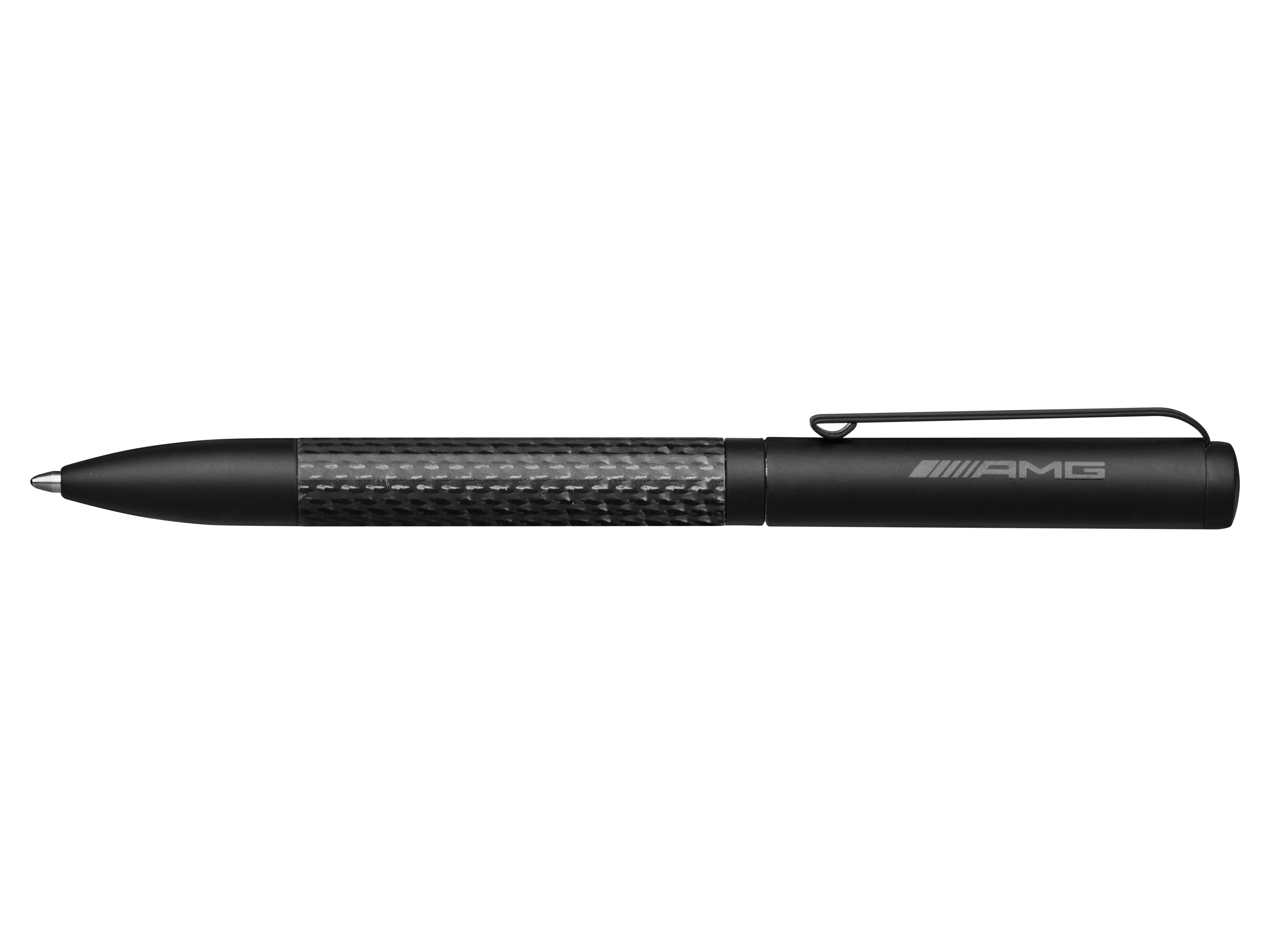 AMG Kugelschreiber - schwarz, Messing / Carbon