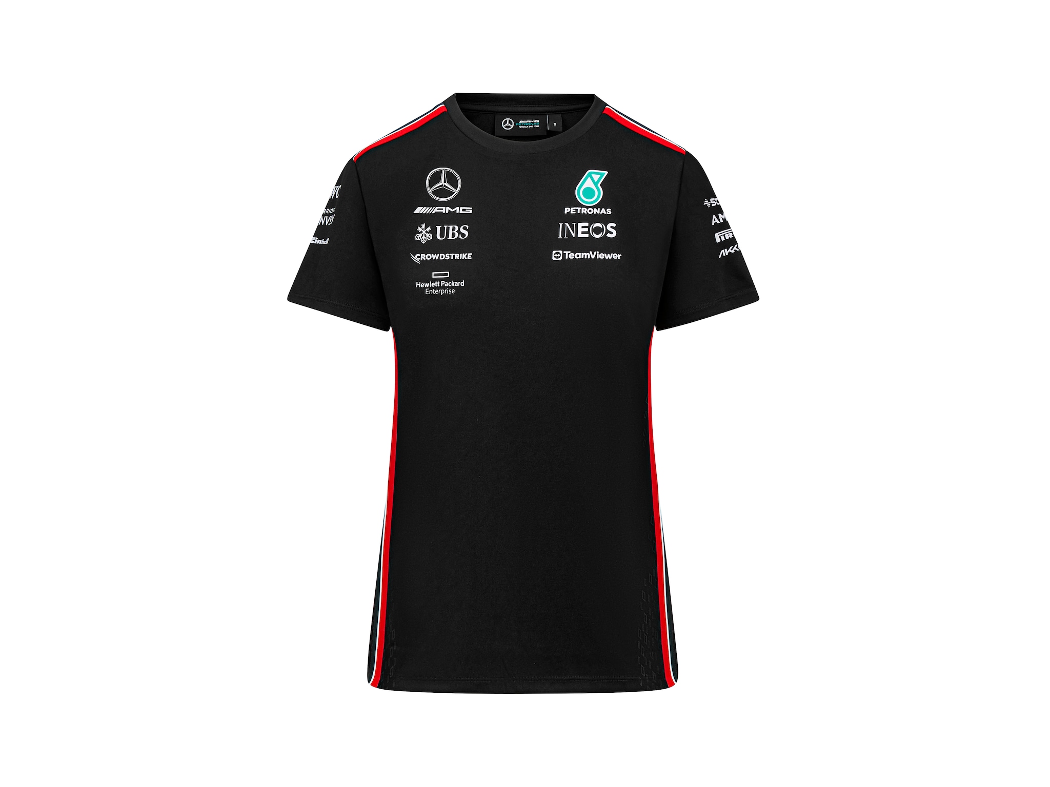 T-Shirt Damen, Team, Mercedes-AMG F1 - schwarz, XL