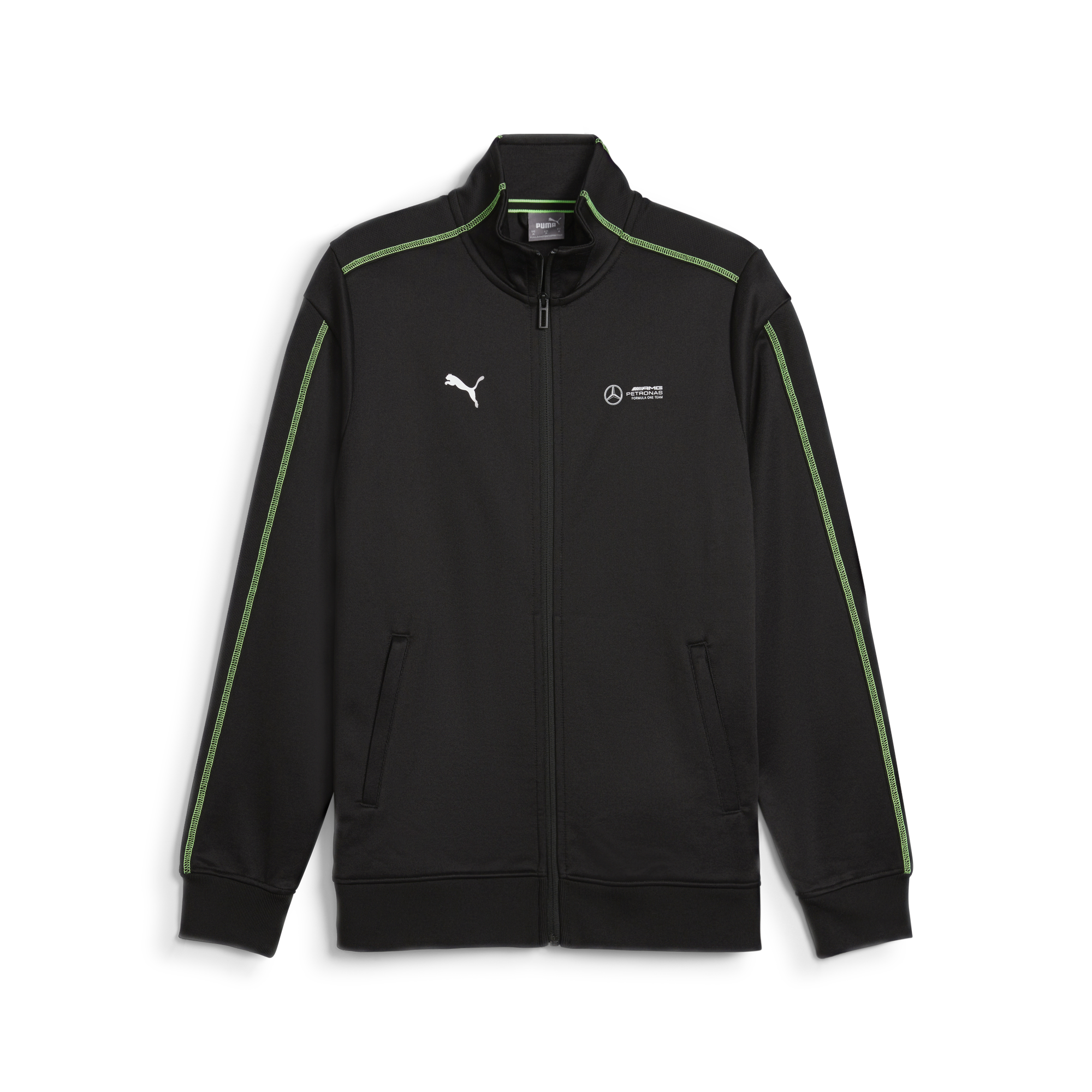 Sweatjacke, Unisex, Mercedes-AMG F1 - schwarz, XL