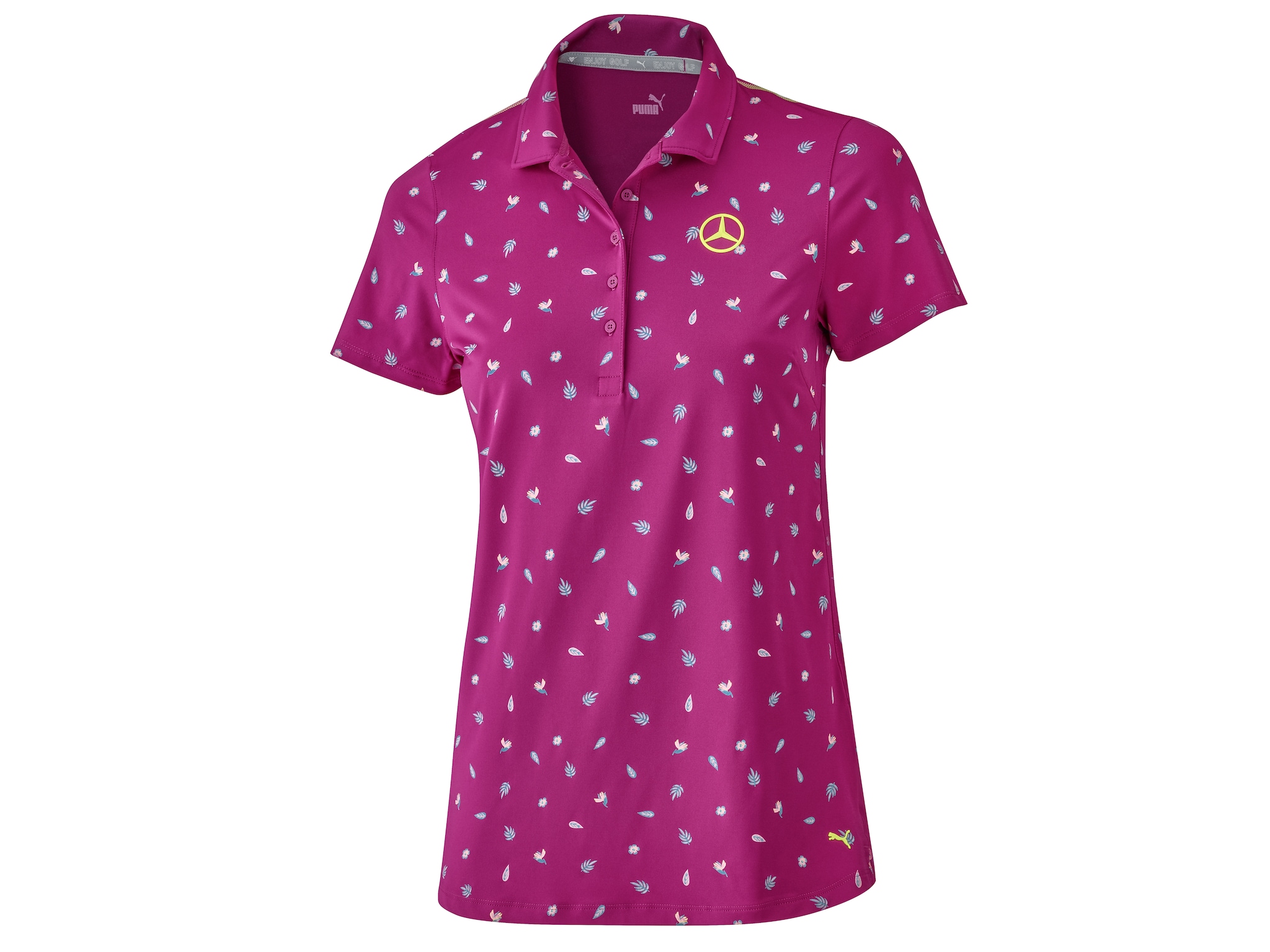 Golf-Poloshirt Damen - fuchsia, XL