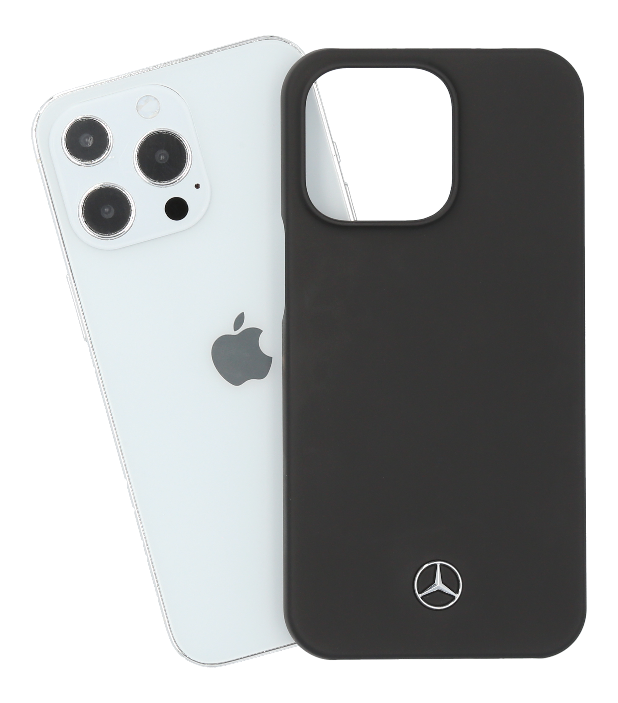 Hülle für iPhone® 13 Pro - schwarz, Polycarbonat / Mikrofaser Hülle für iPhone® 13 Pro - schwarz, Polycarbonat / Mikrofaser