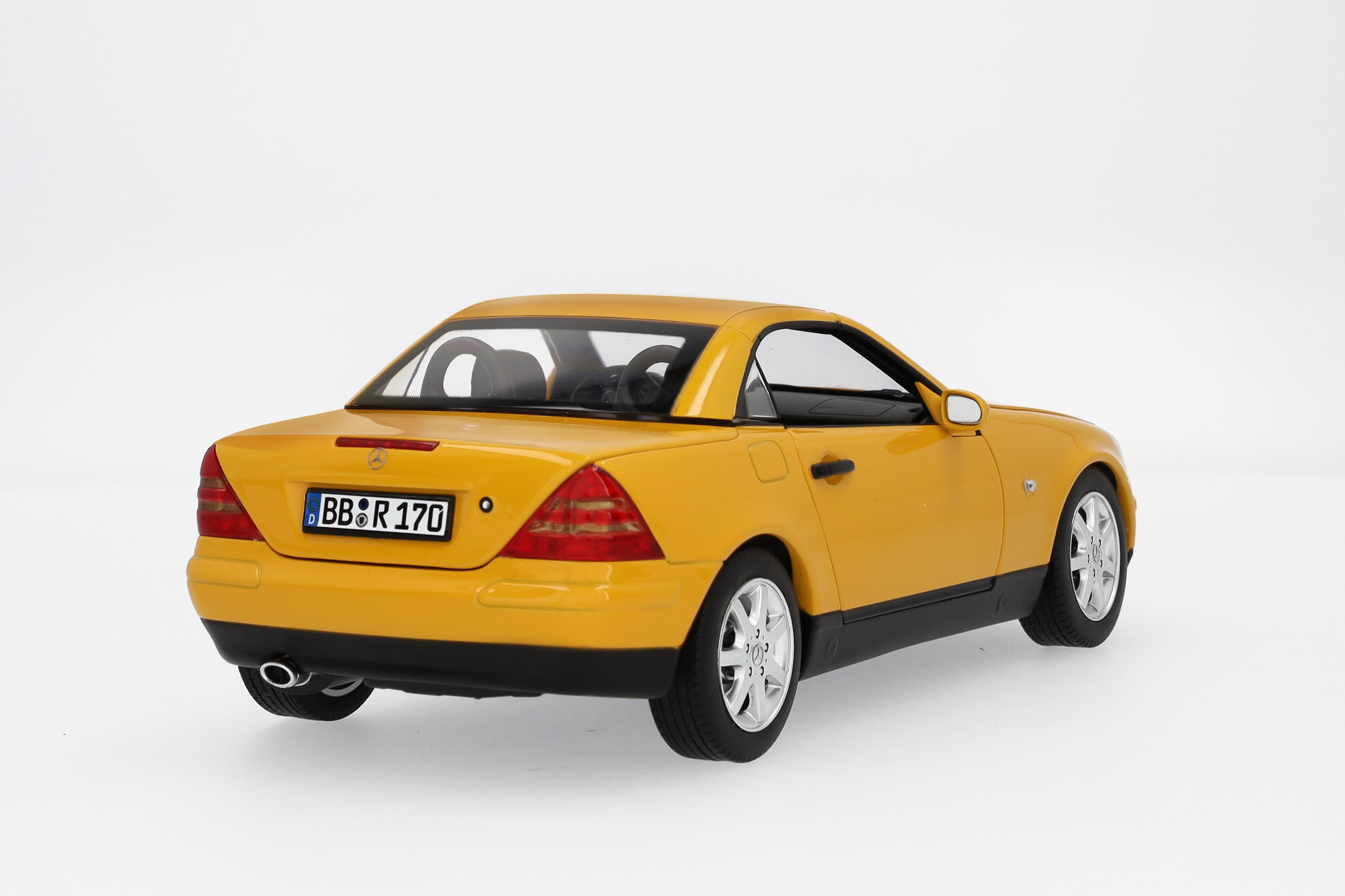 SLK 200 Roadster R170 (1996-2000) - yellowstone, Norev, 1:18 SLK 200 Roadster R170 (1996-2000) - yellowstone, Norev, 1:18