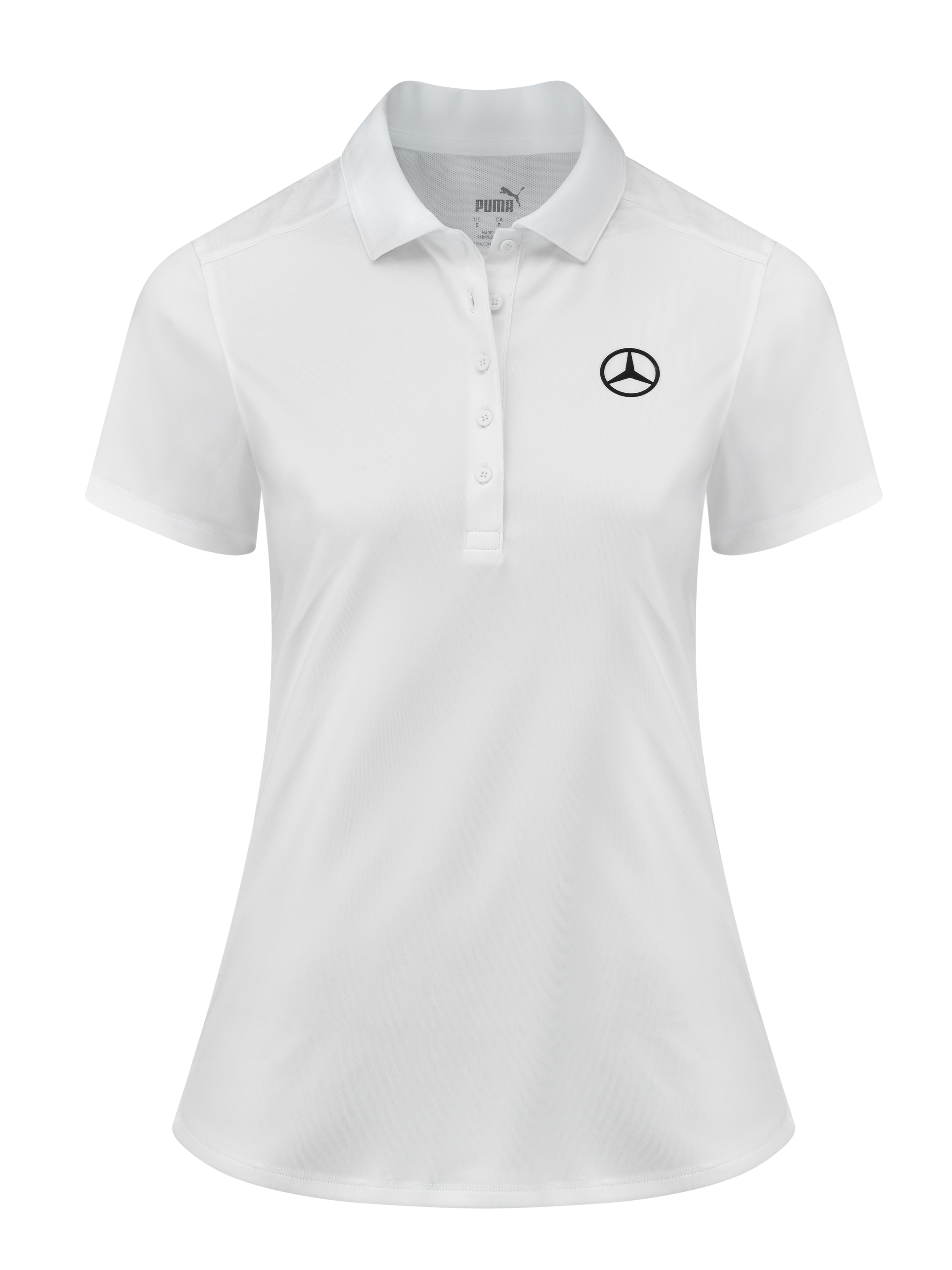 Golf-Poloshirt Damen, Pure - white, S
