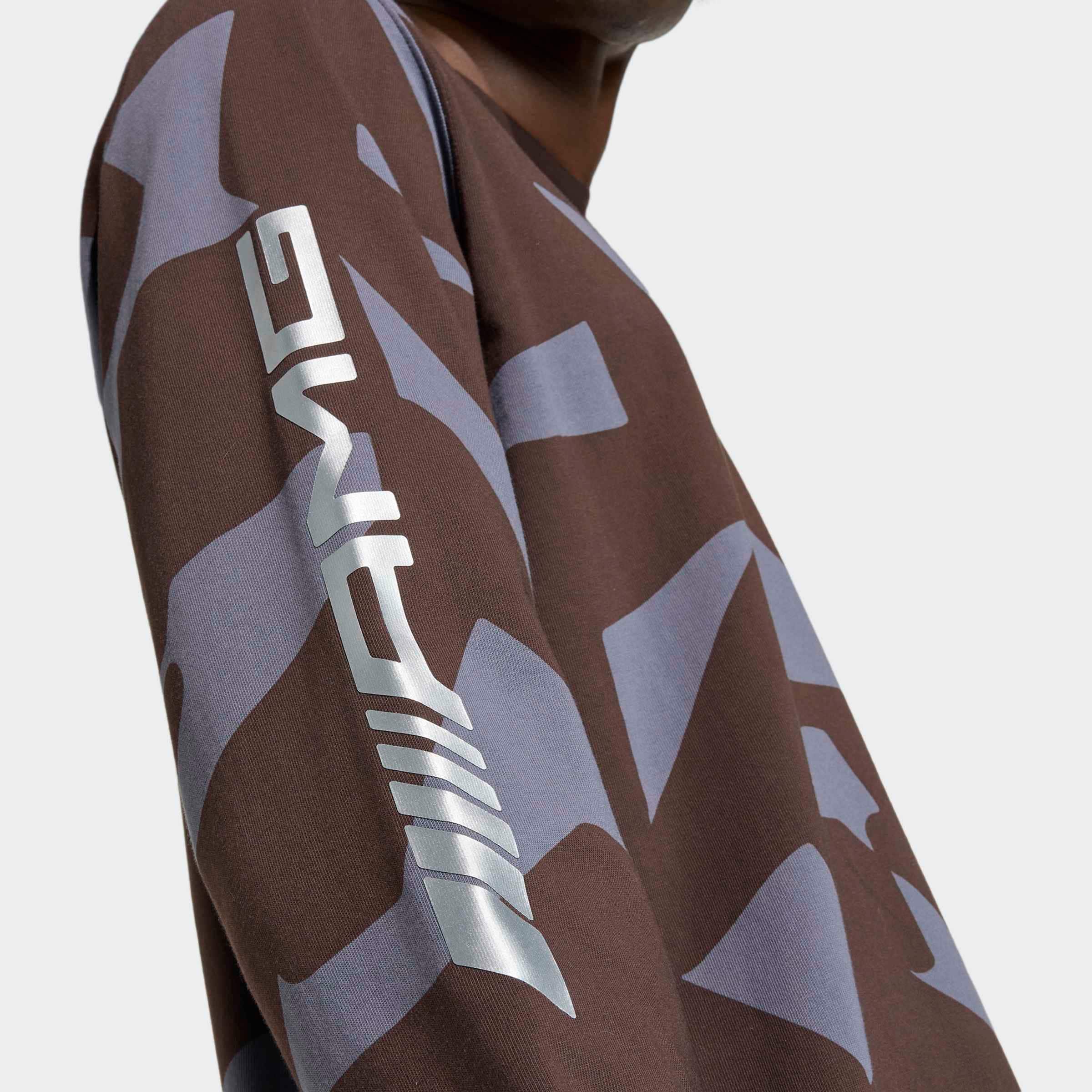 AMG Longsleeve, Unisex - dunkelbraun, XXL